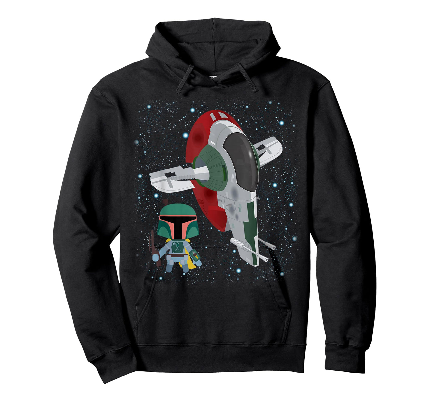 Star Wars Boba Fett Slave-1 Ship Cute Kawaii Graphic T-Shirt T-Shirt