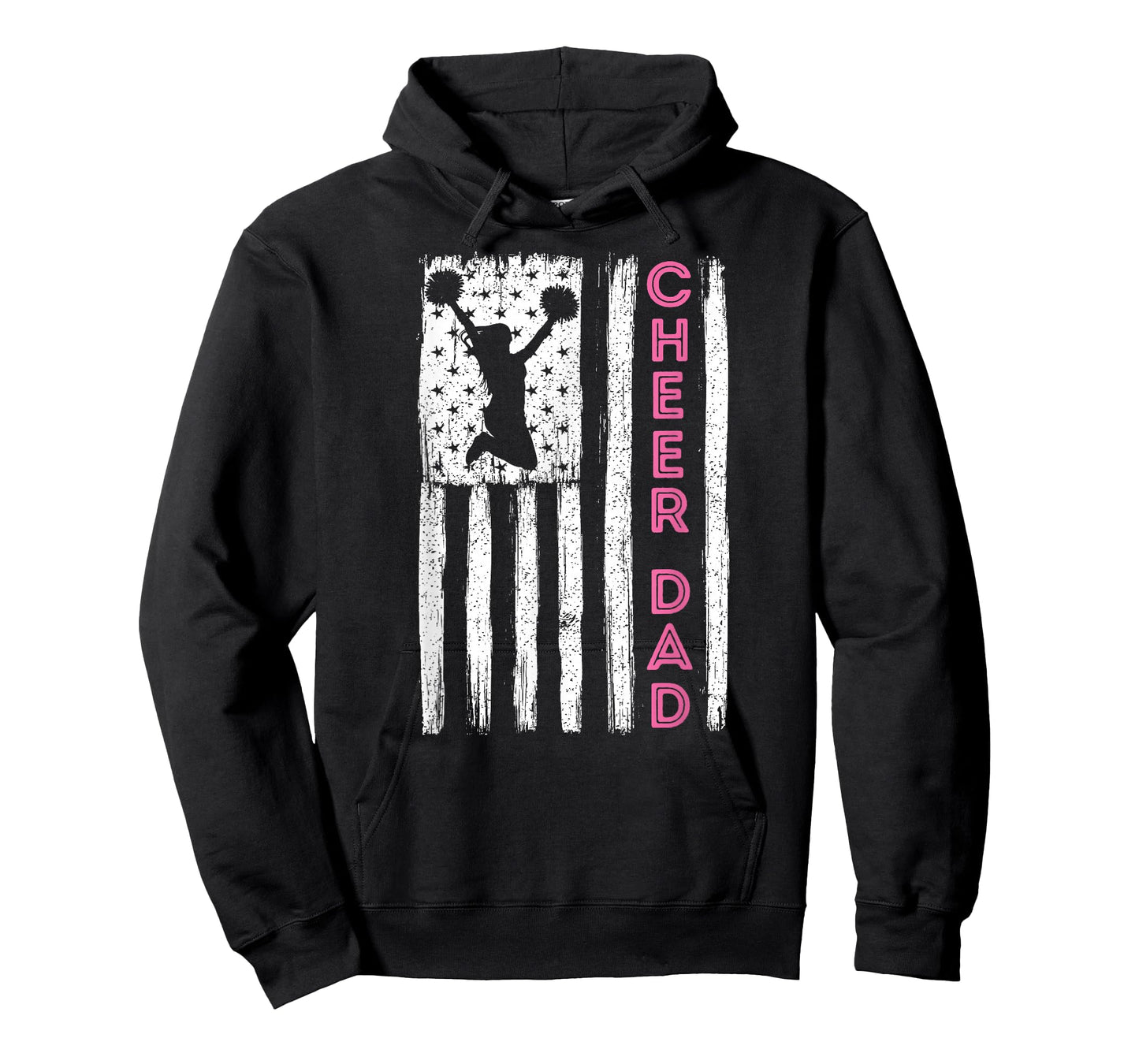 Cheer Dad Pink Cheerleading T-Shirt
