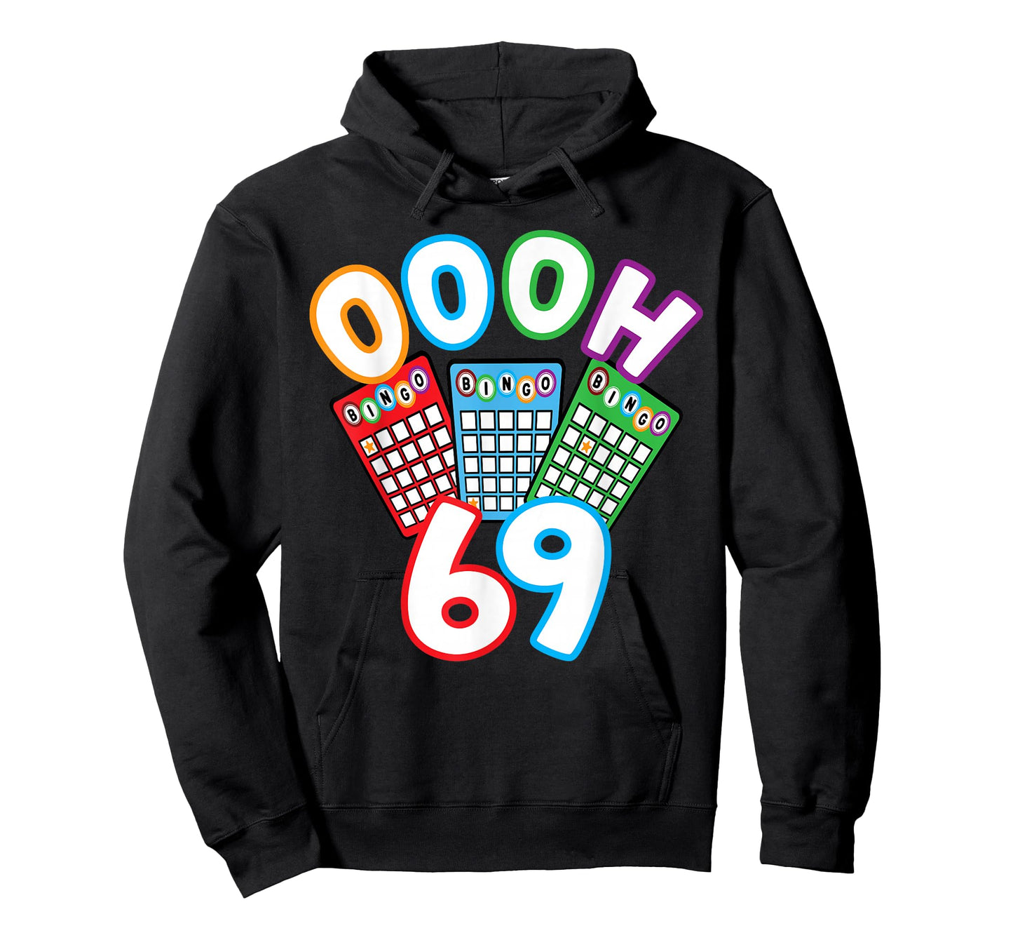 Funny Bingo Player Oooh 69 Adult Humor Game Night Funny Gift T-Shirt