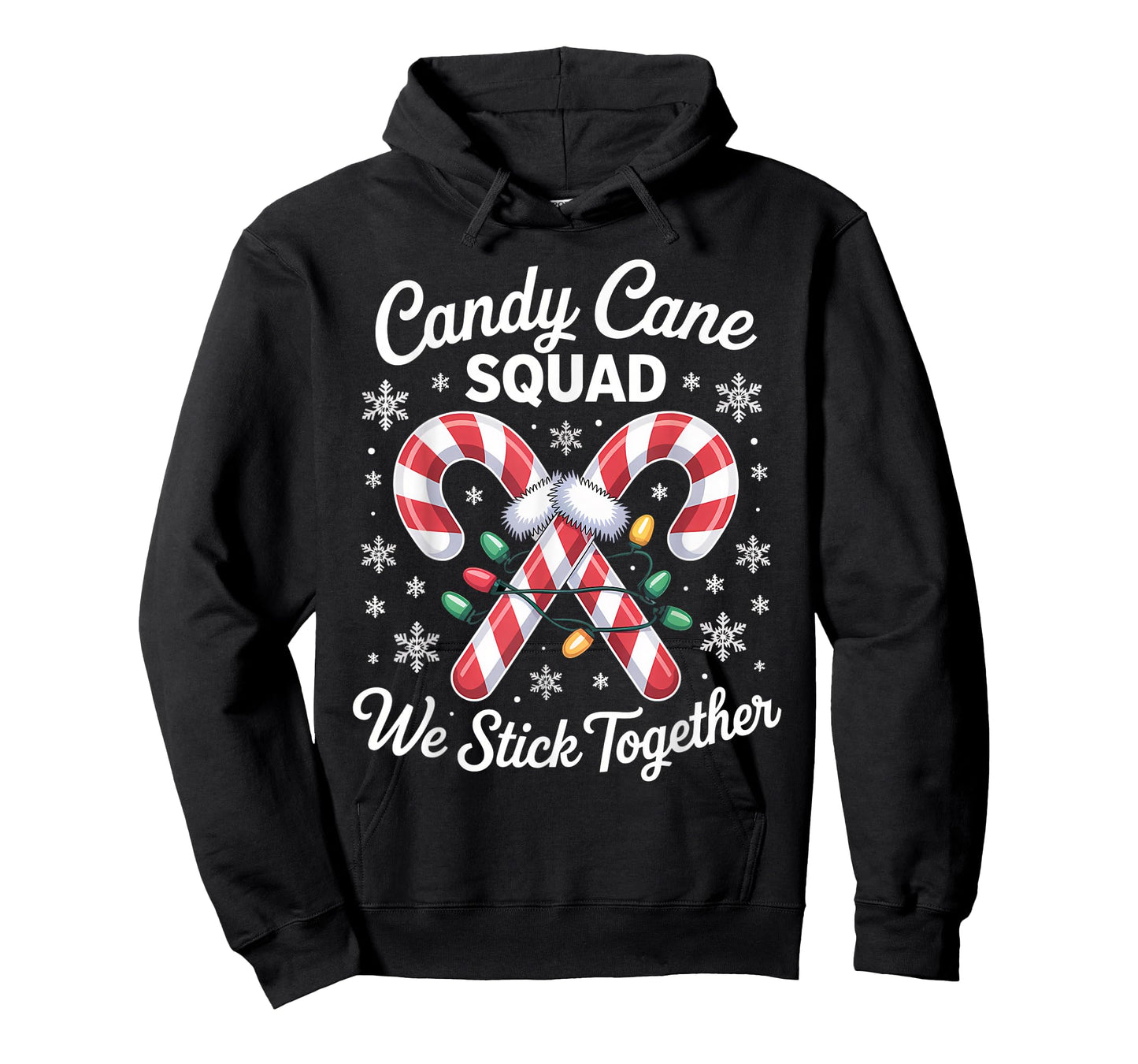 Candy Cane Squad Cute Christmas Matching Design T-Shirt