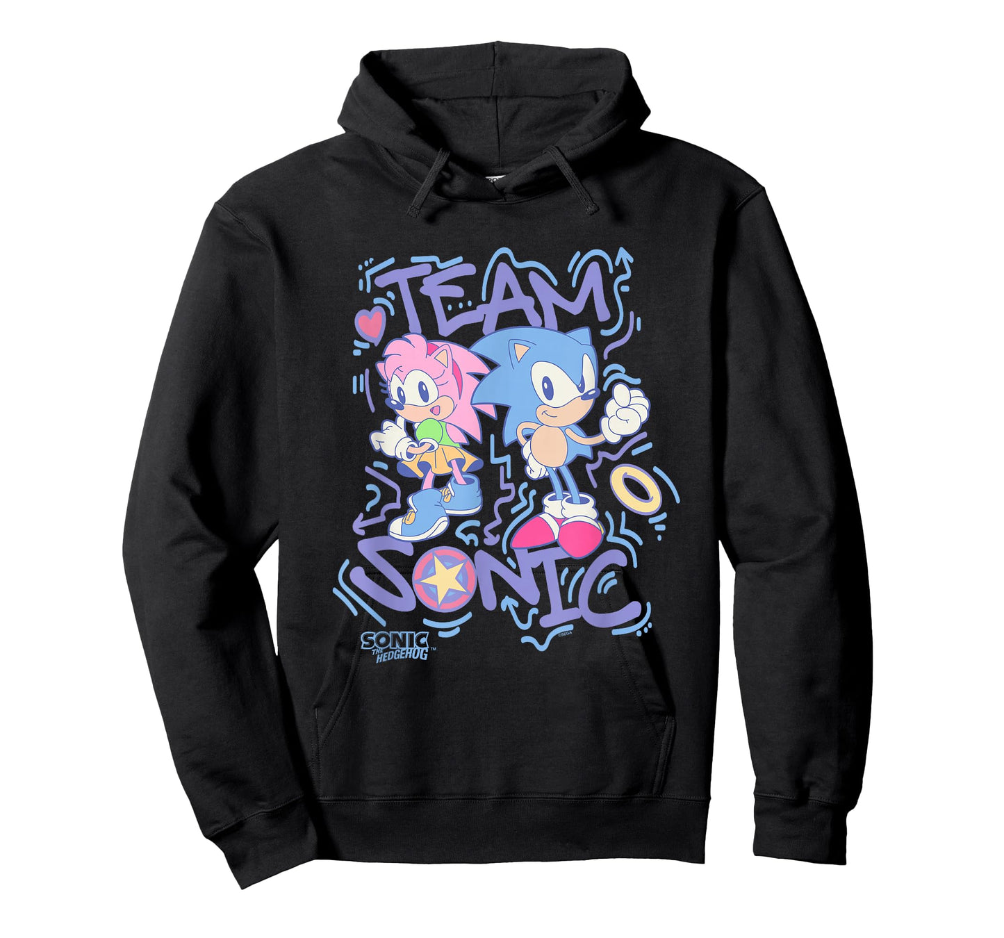 Sonic The Hedgehog Team Sonic Amy Rose Vintage T-Shirt