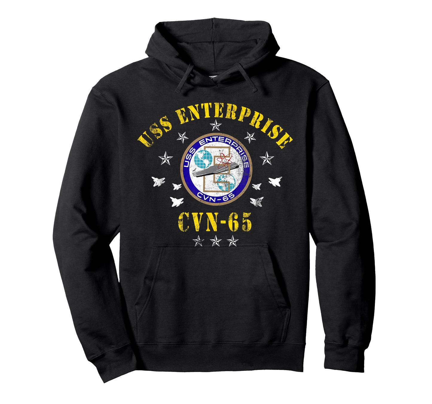 USS Enterprise CVN-65 Aircraft Carrier Veterans Day Vintage T-Shirt
