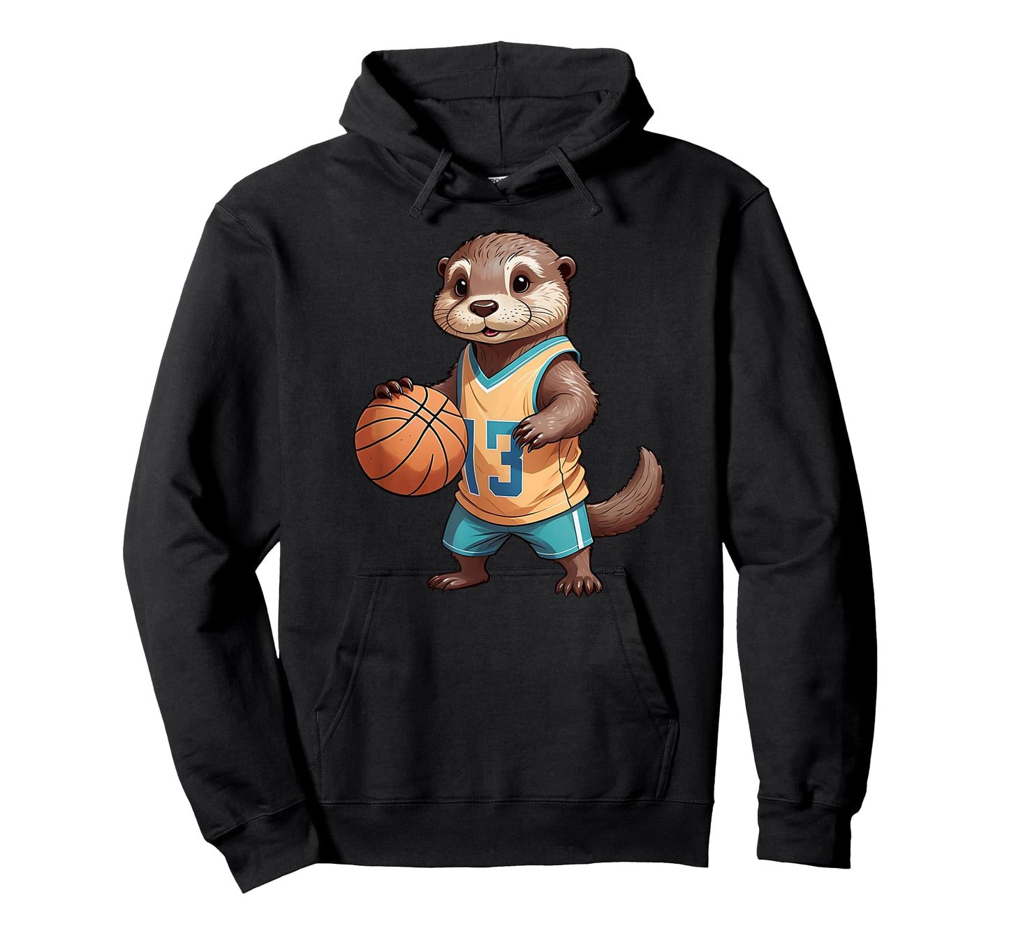 Otter playing Basketball - Cute Otter for Basketball Fans T-Shirt
