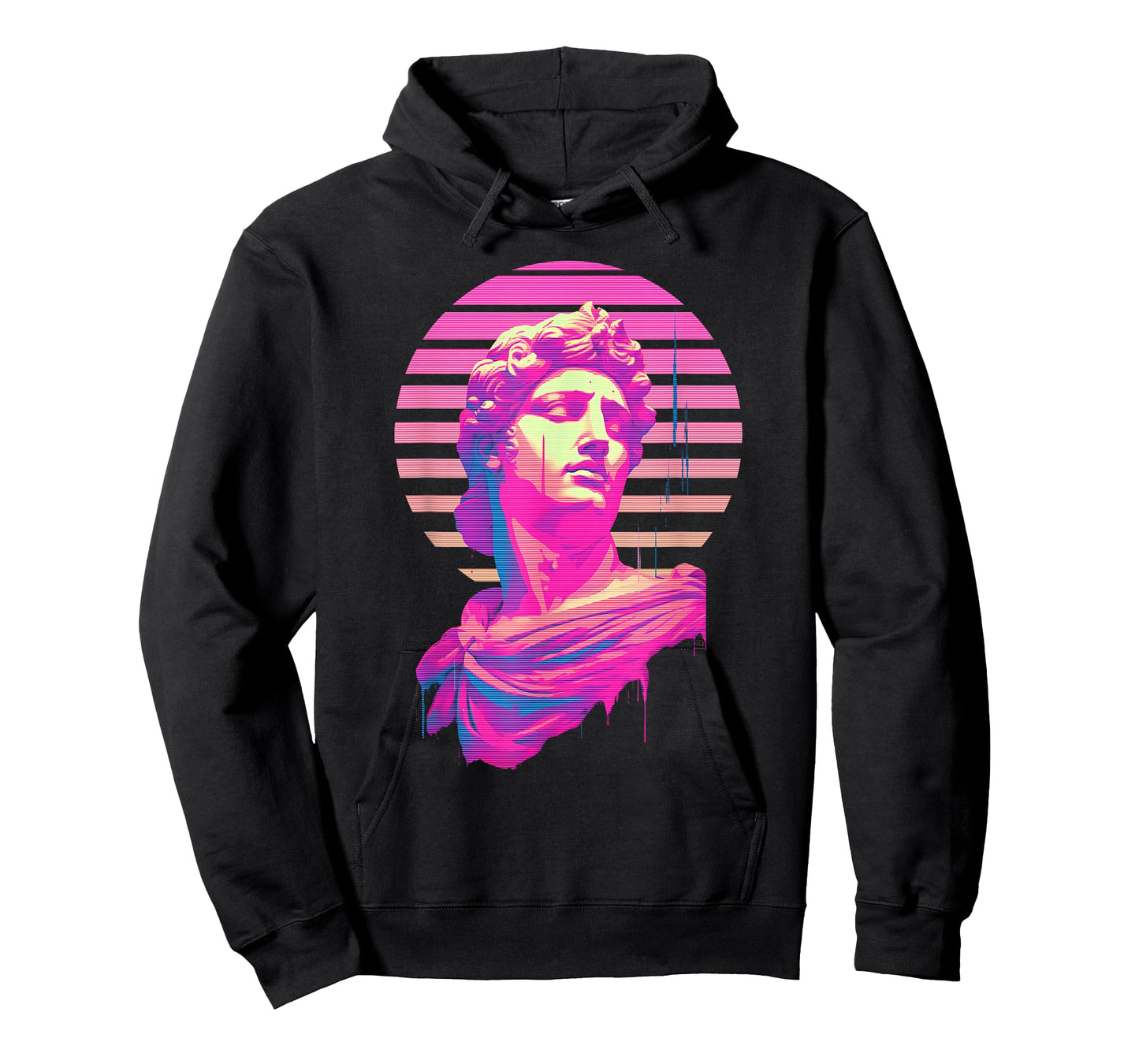 Apollo Vaporwave Aesthetic Greek God Retrowave Graphic T-Shirt