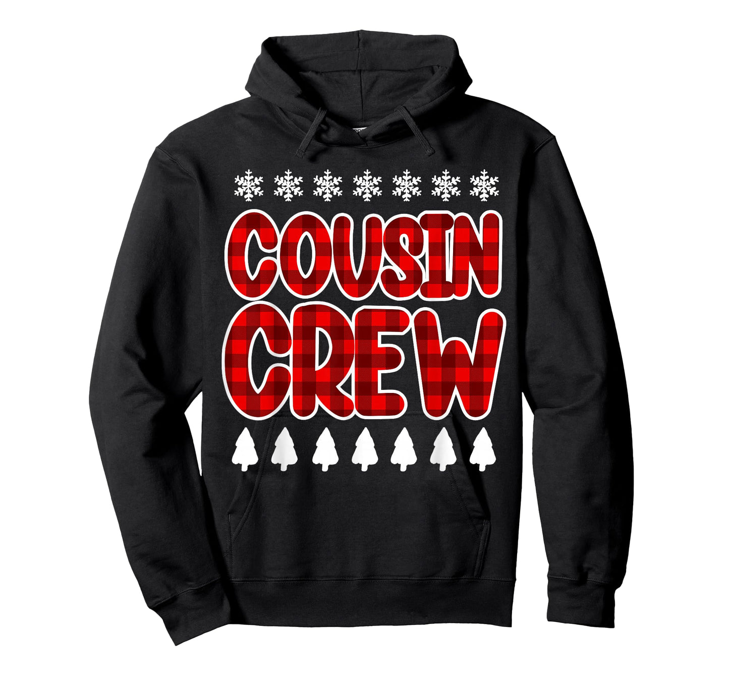 Cousin Crew Funny Buffalo Plaid Christmas Xmas Outfit T-Shirt