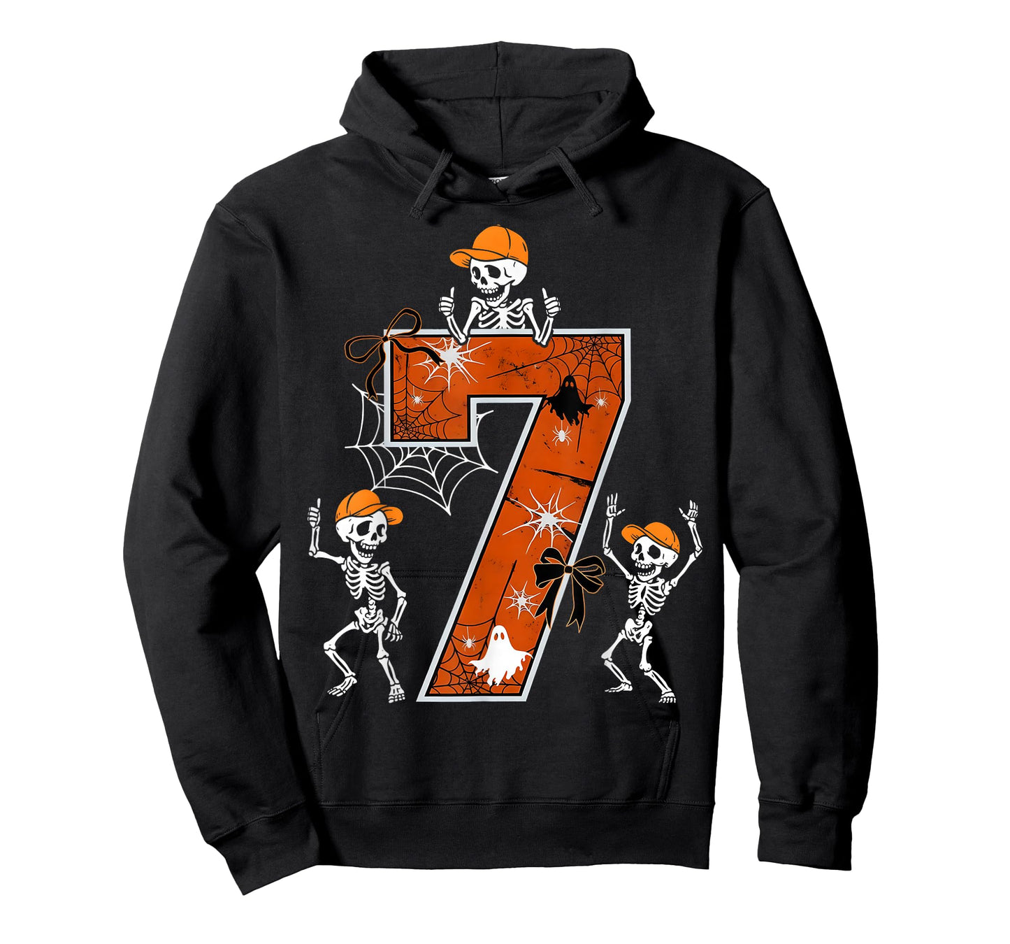 HUGvyn Six Seven Meme 6 7 Halloween Costume Dancing Skeleton T-Shirt