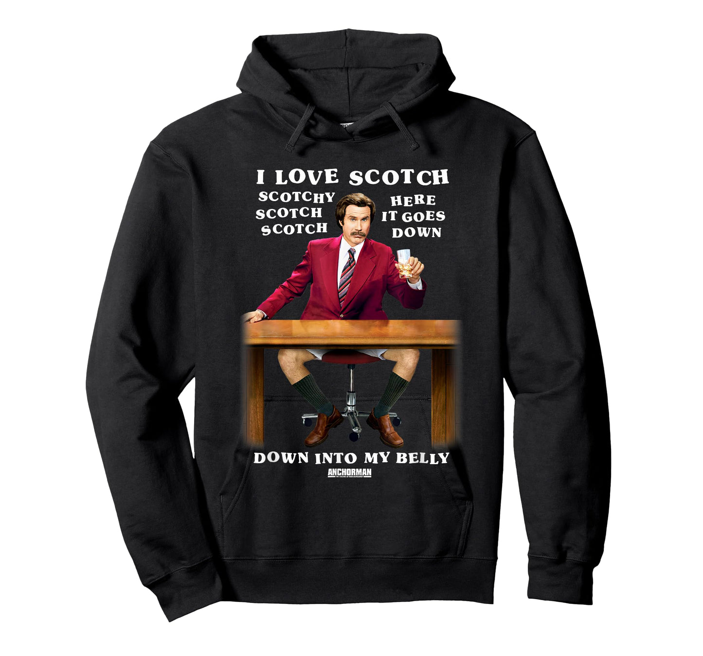 Anchorman Ron I Love Scotch T-Shirt