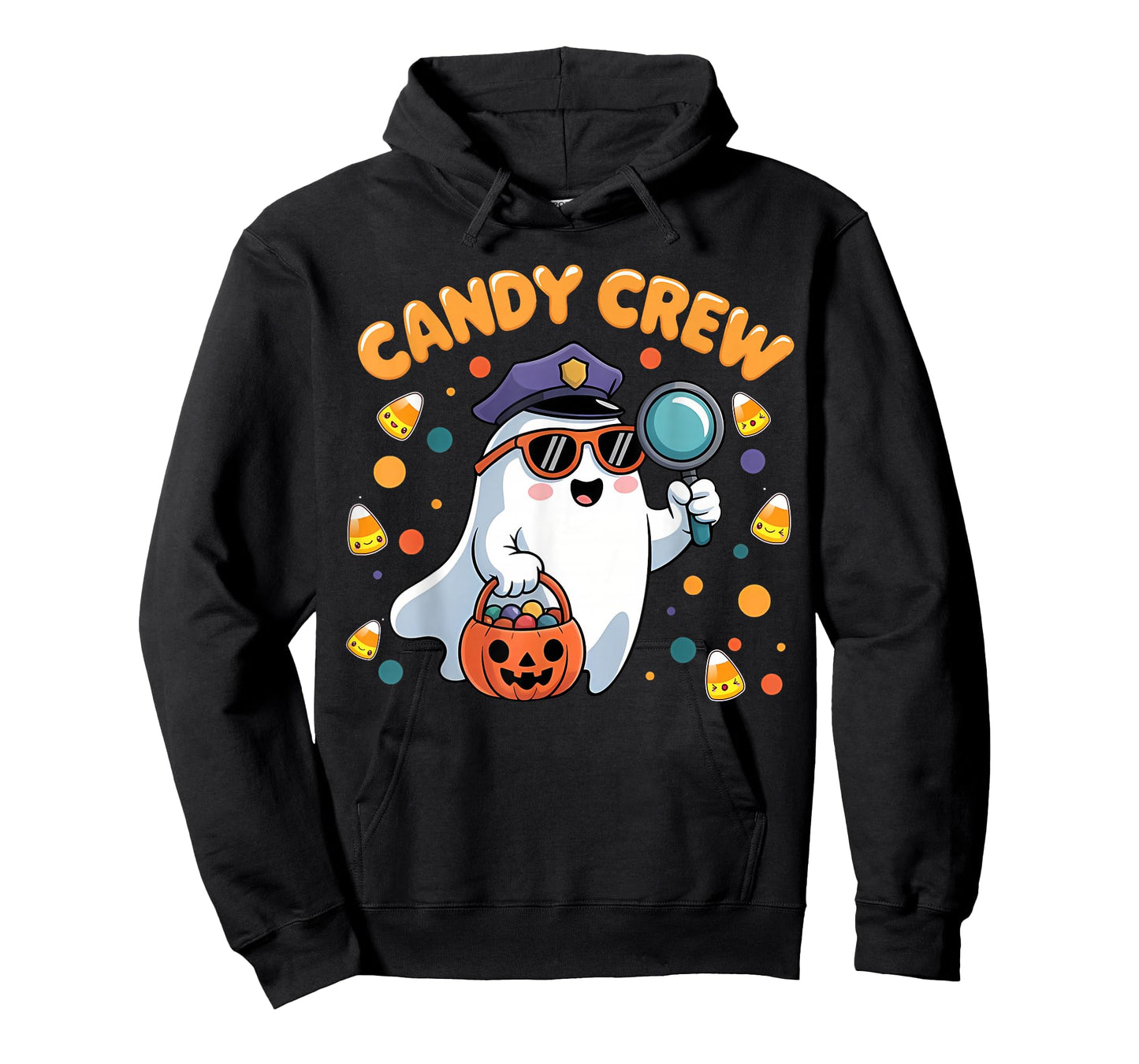 Candy Crew Boo Ghost Halloween Costume Women Girls Kids T-Shirt