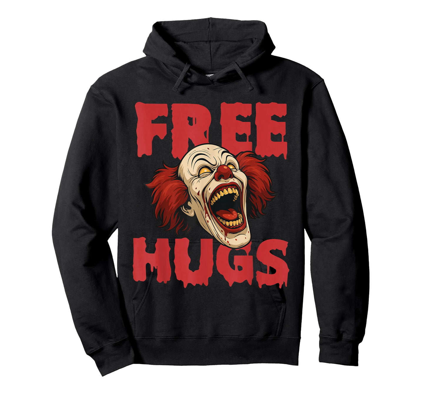 Free Hugs - Spooky Evil Scary Horror Clown Halloween T-Shirt