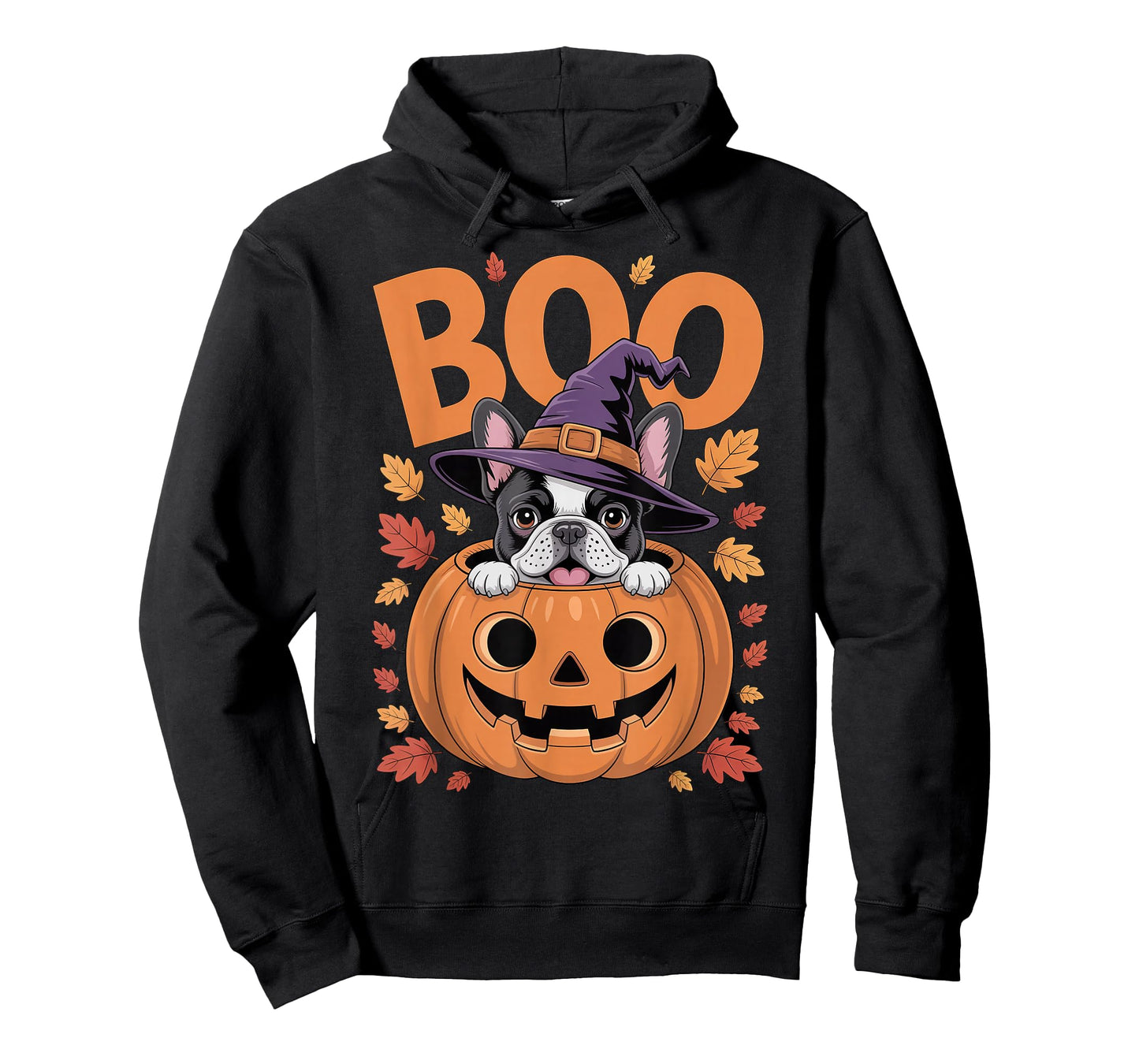 Frenchie Costume on Pumpkin Halloween French Bulldog T-Shirt