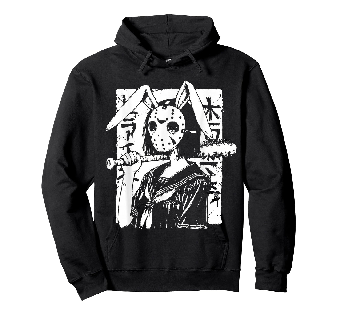 Creepy Horror Bunny Girl Anime Manga Alt Kawaii Harajuku T-Shirt