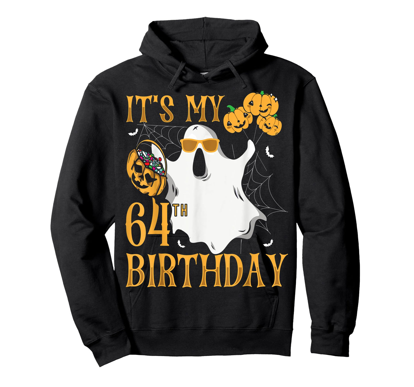 Happy Halloween It's My 64th Birthday Funny 64 Years Old T-Shirt