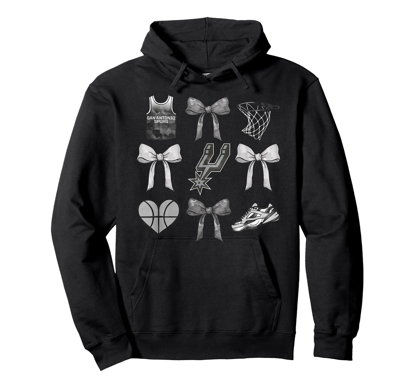 NBA San Antonio Spurs Bow Grid T-Shirt