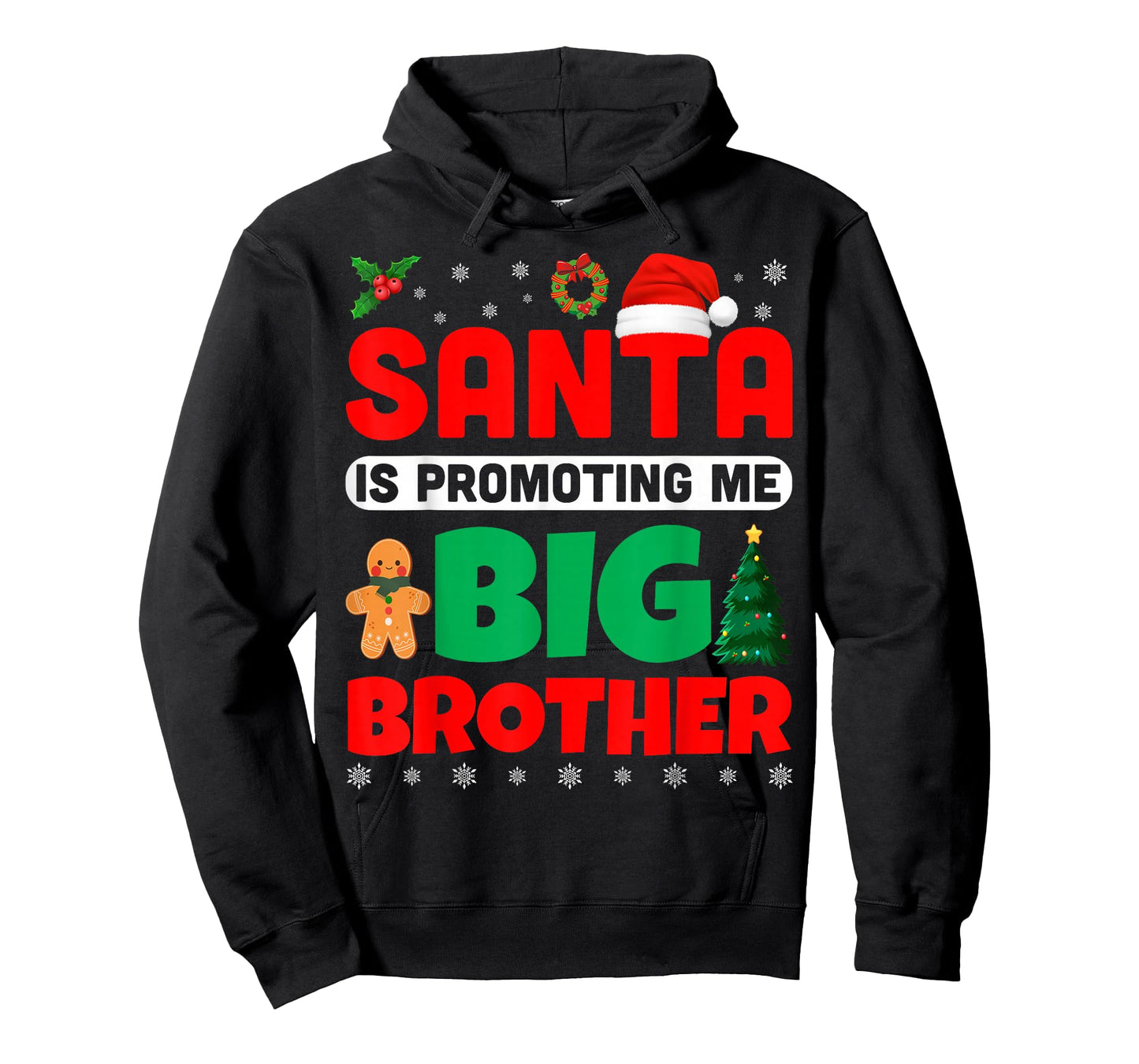 Santa is Promoting Me to Big Brother Merry Christmas Pajamas T-Shirt