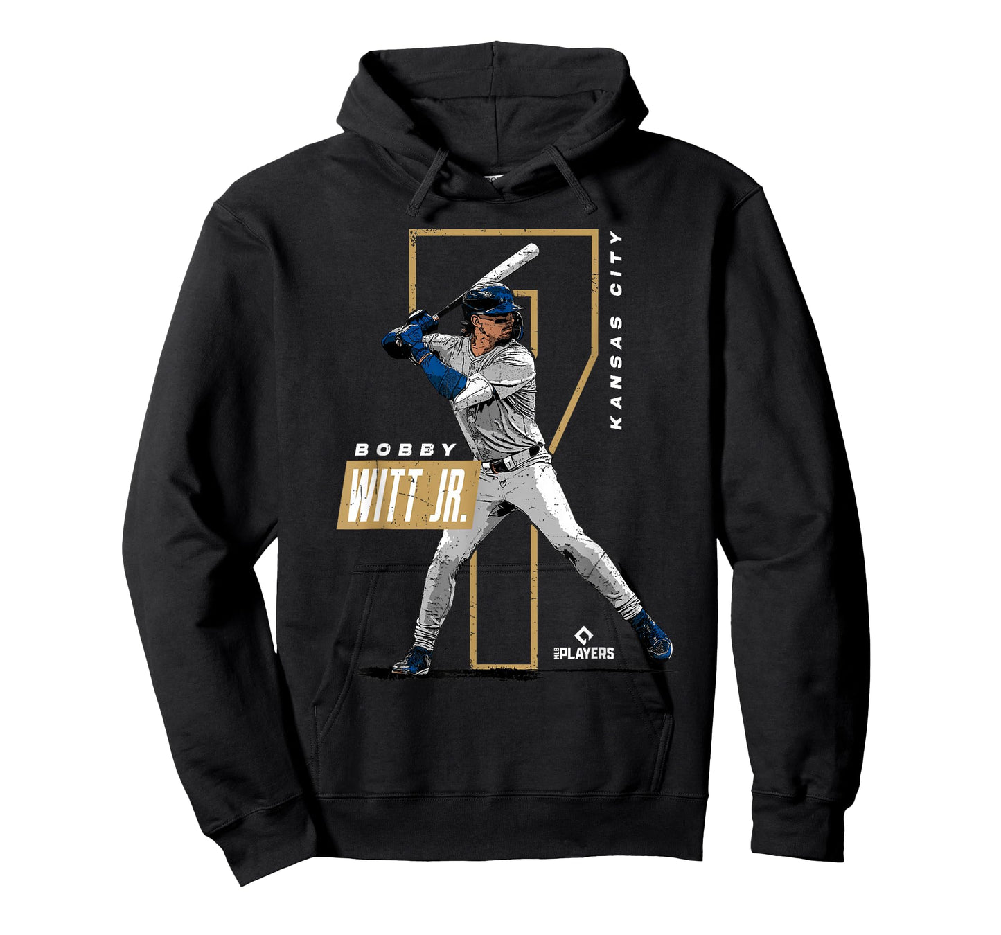 Bobby Witt Jr. | Kansas City Baseball Players | MLBWIT3002 T-Shirt