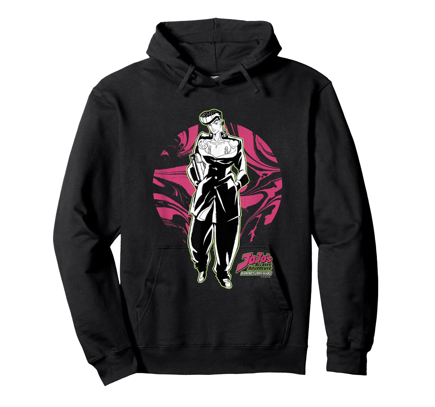 JoJo Part 4 Diamond is Unbreakable Josuke with Circle & Logo T-Shirt