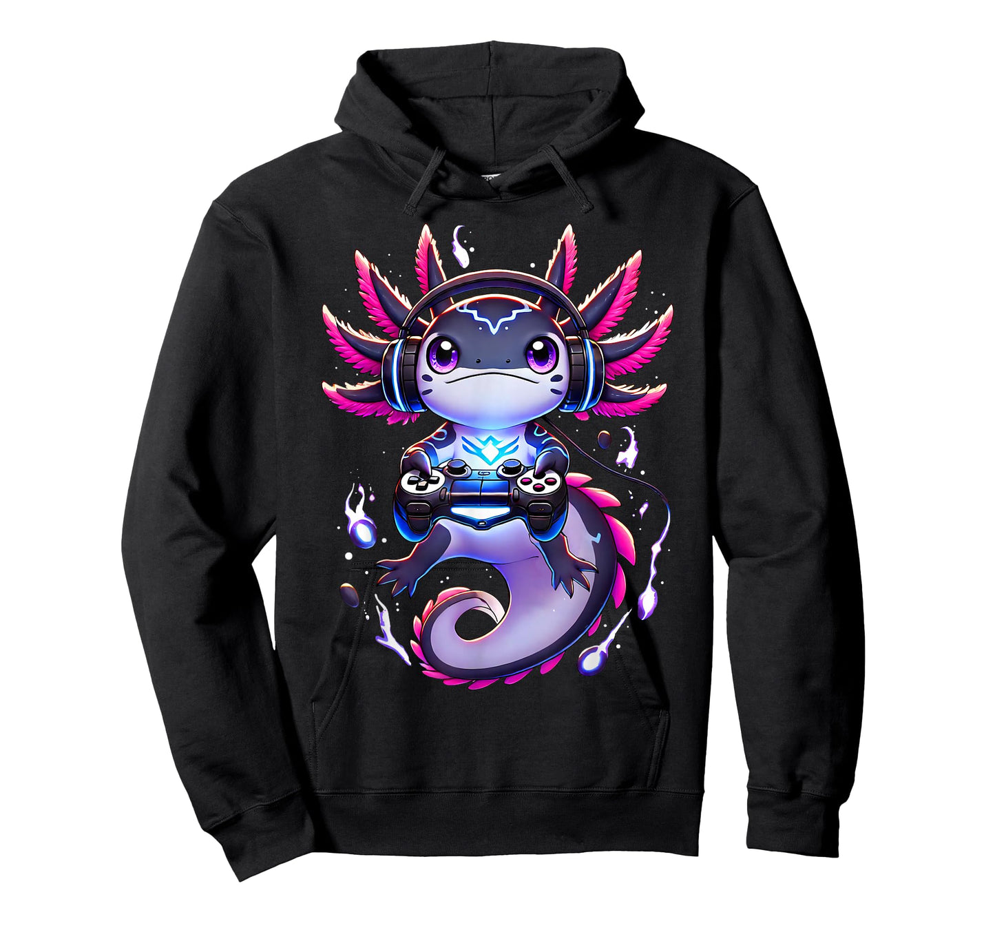 Funny Gamer Axolotl Video Games Retro Boys Girls Kids T-Shirt