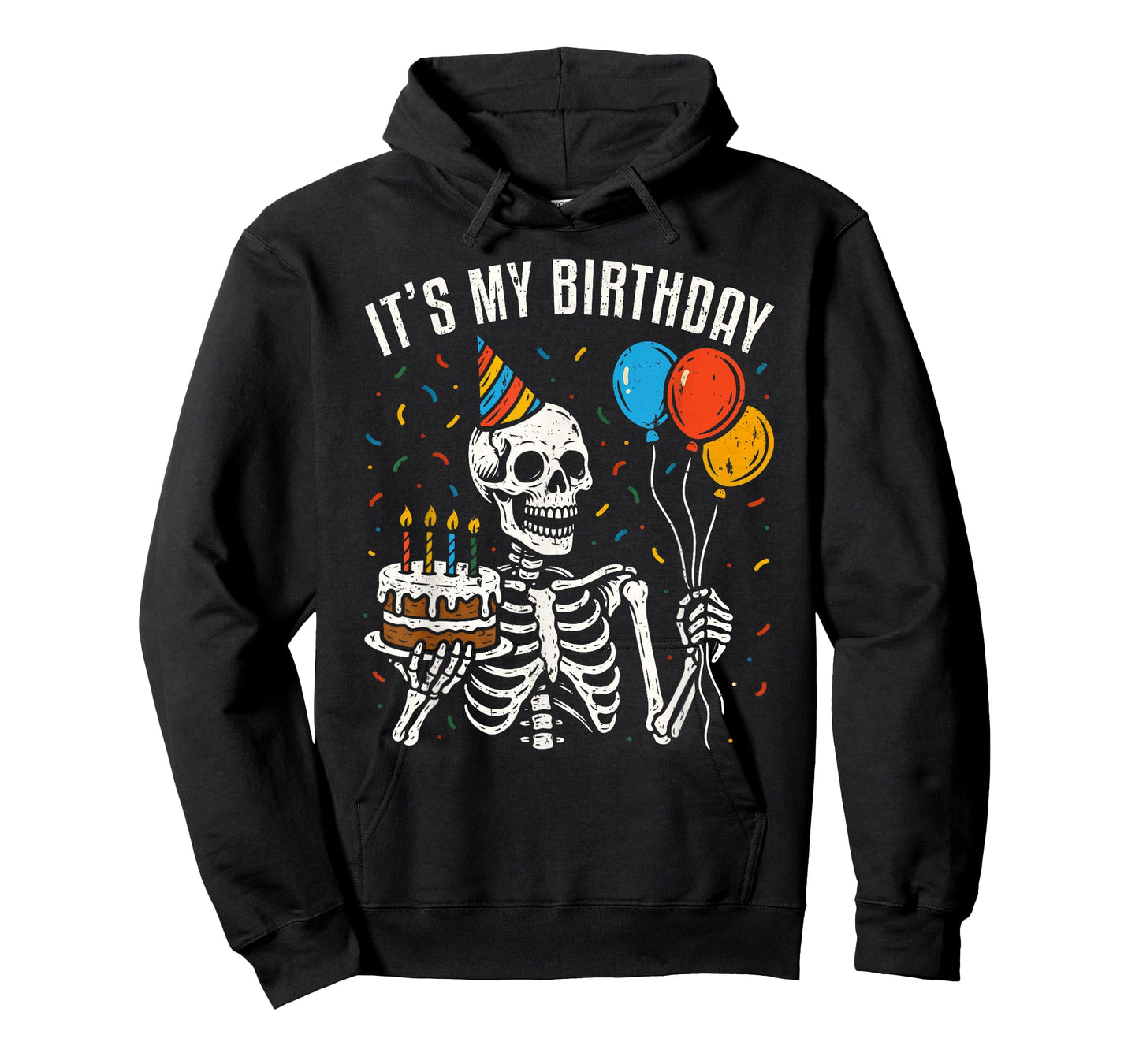 It's My Birthday Skeleton Spooky Halloween Birthday Party T-Shirt
