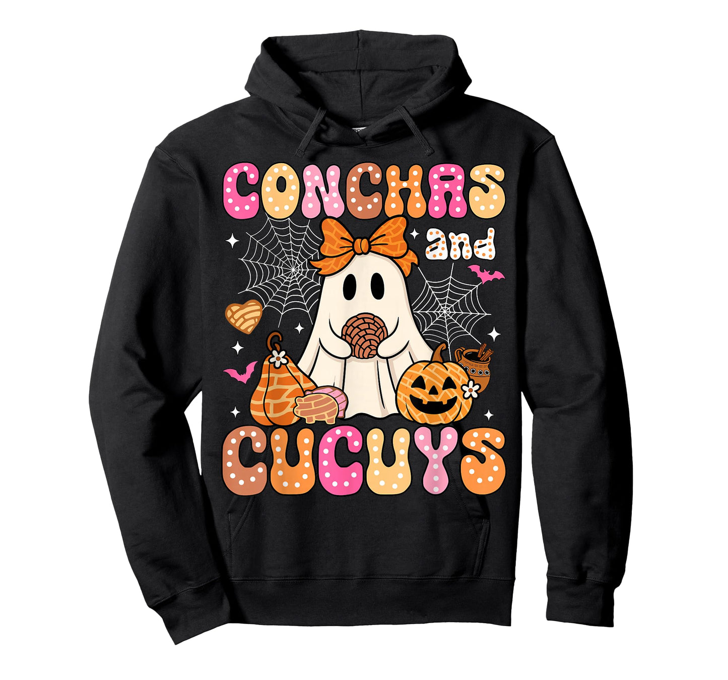 Cute Conchas and Cucuys Ghost Funny Mexican Halloween Ghost T-Shirt
