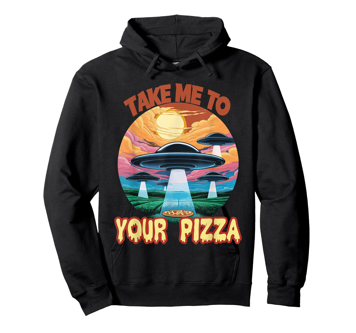 Take Me To Your Pizza Alien T-Shirt