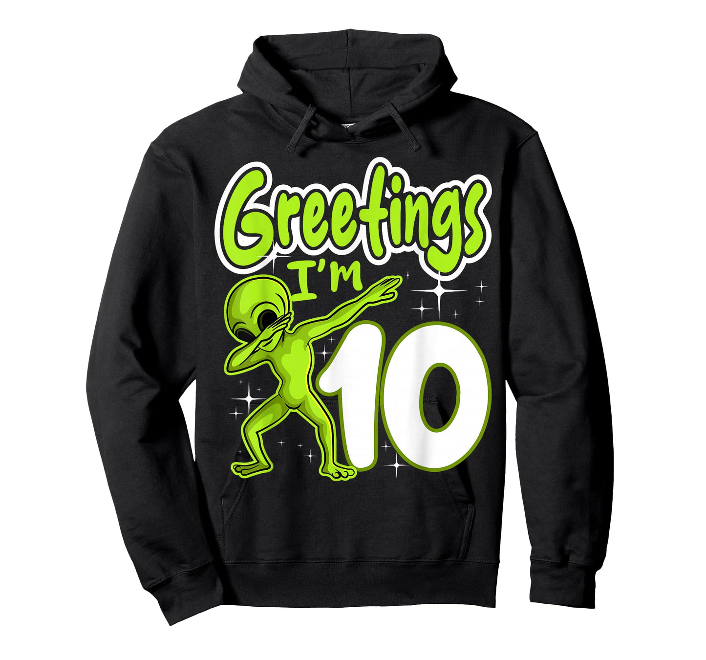 Alien 10th Birthday Dubbing Party Space Galaxy Traveler UFO T-Shirt