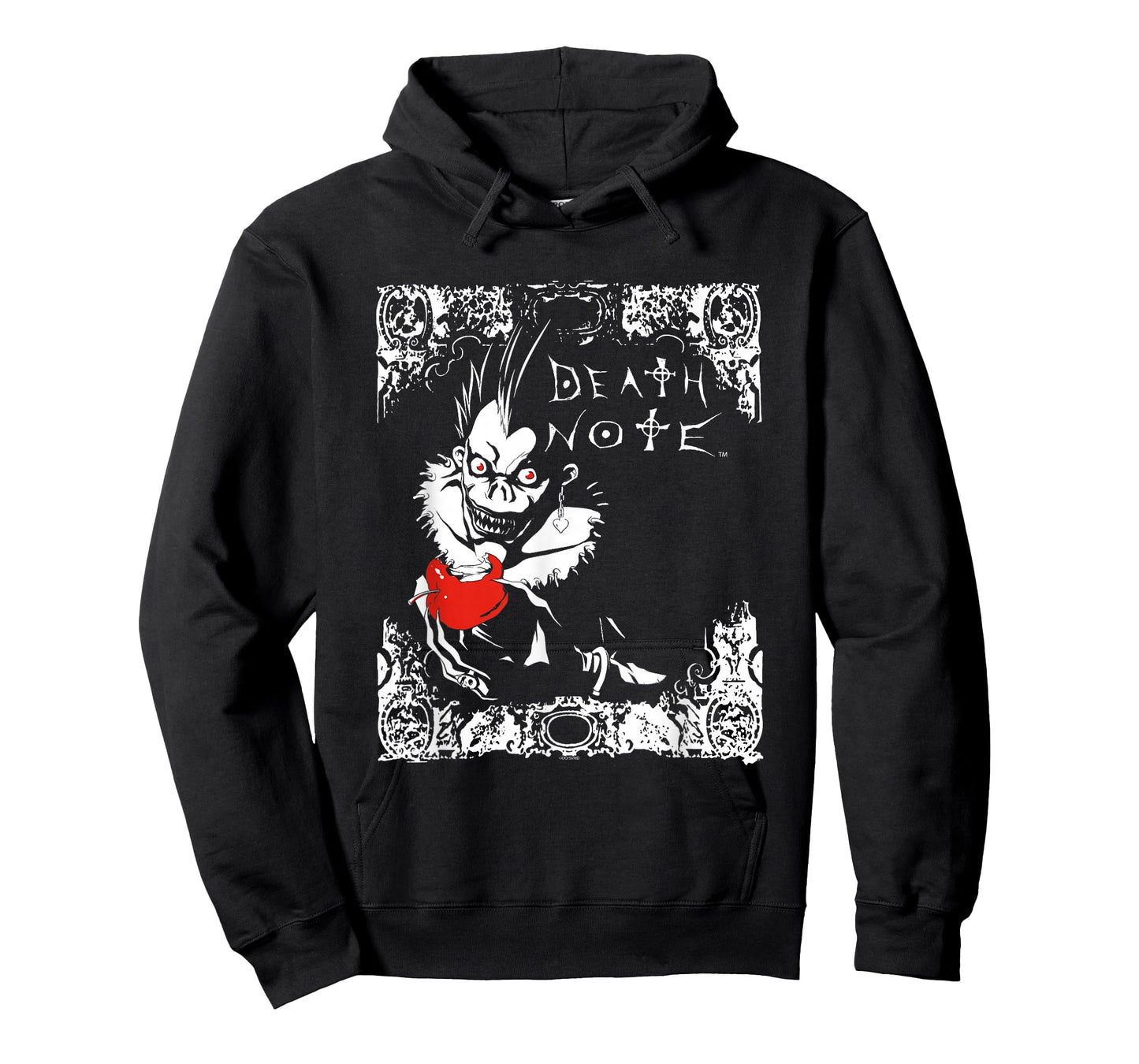 Death Note Ryuk Apple and Logo Filigree Anime T-Shirt