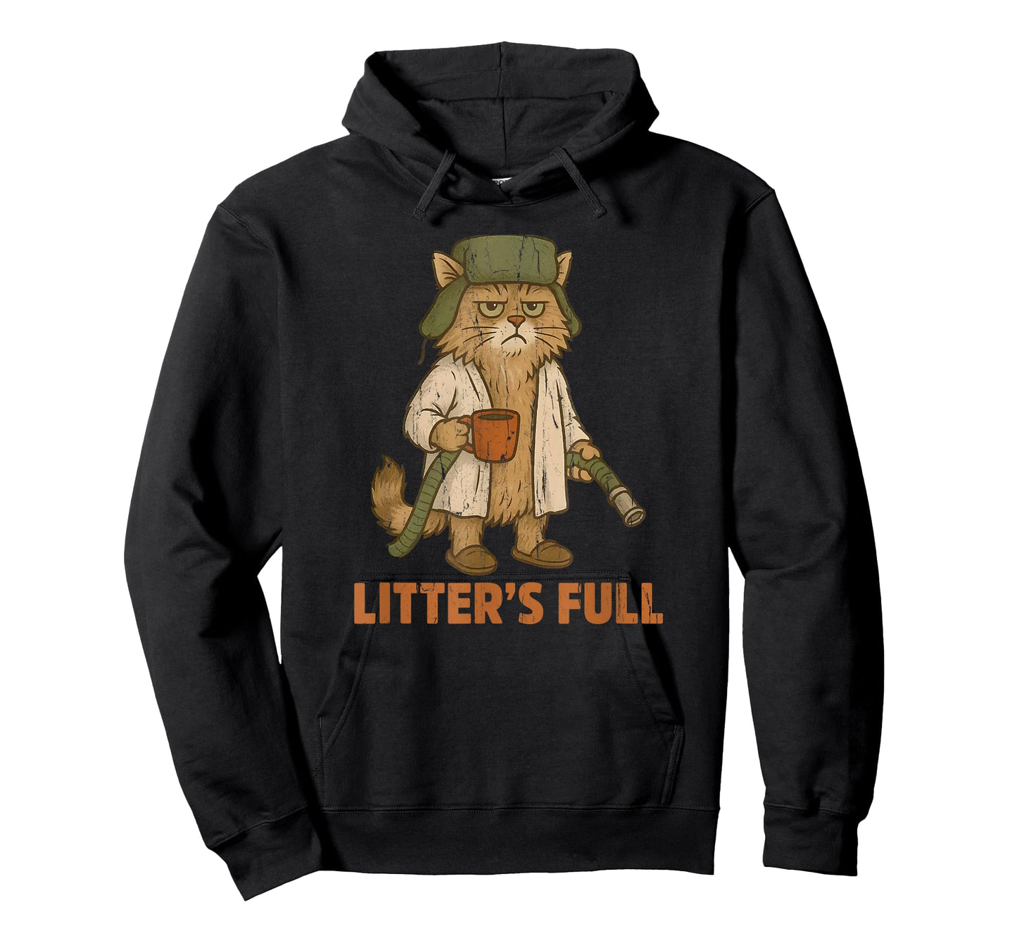 Litter's Full, Christmas Vacation Cat T-Shirt
