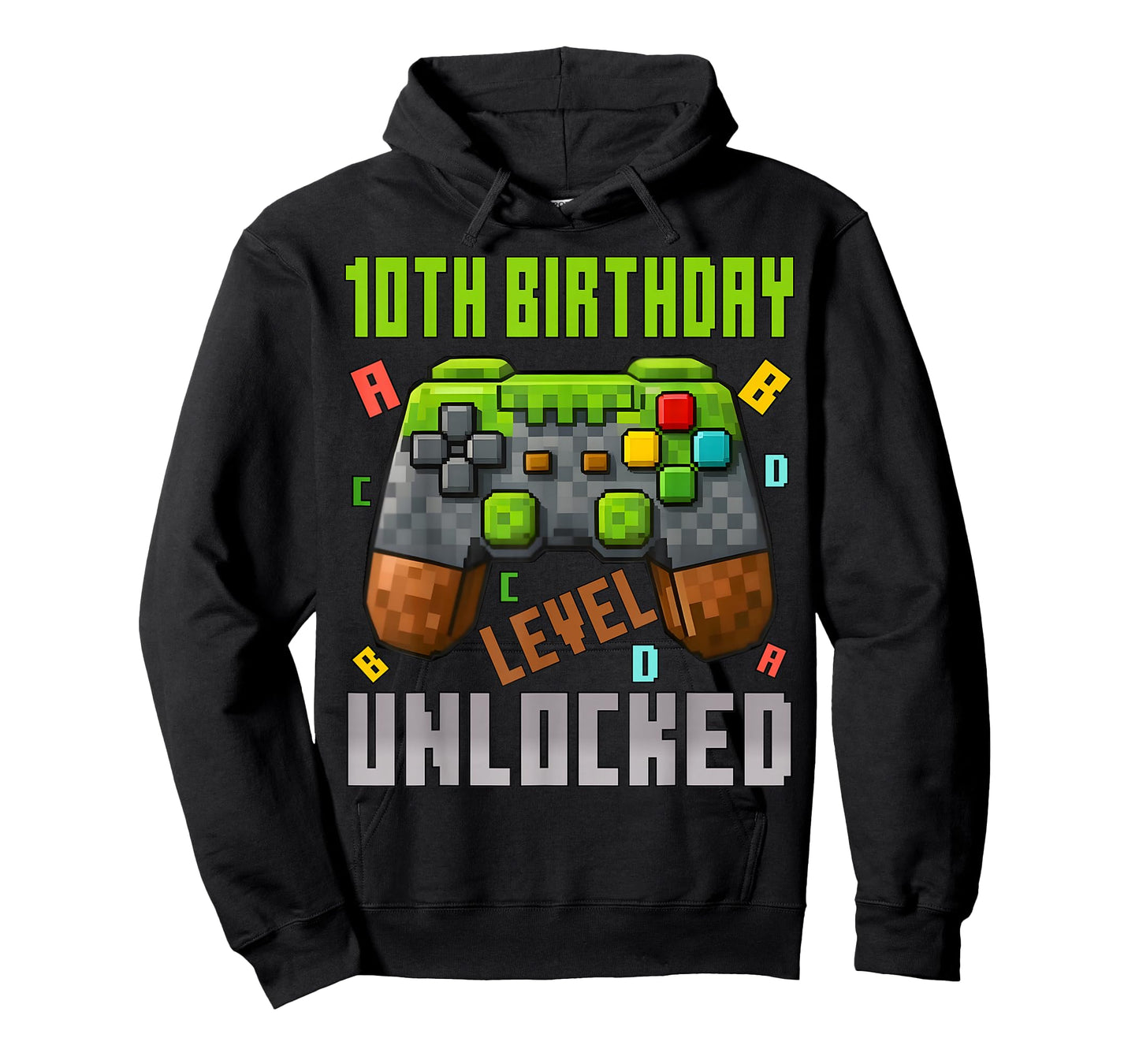 10th Birthday Boy Level 10 Unlocked Birthday Boy 10 Years T-Shirt