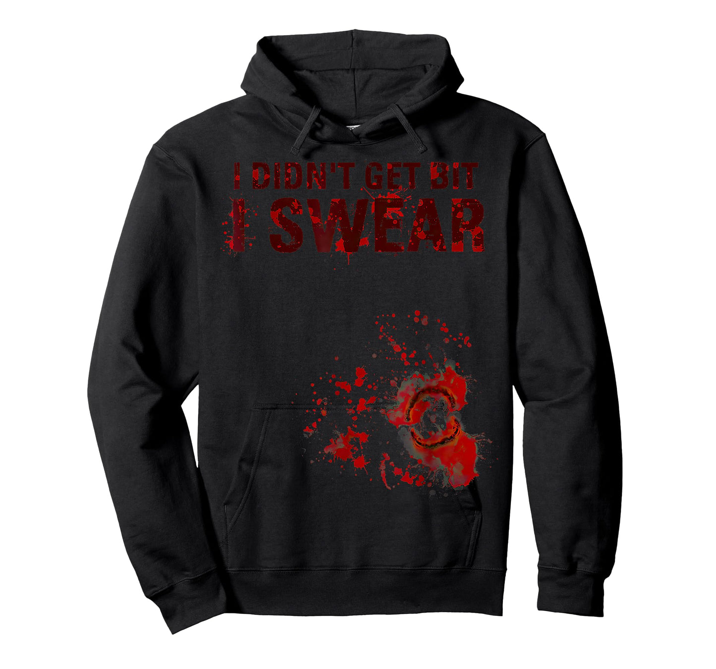 Bloody I Didn't Get Bit Zombie Bite Halloween T-Shirt