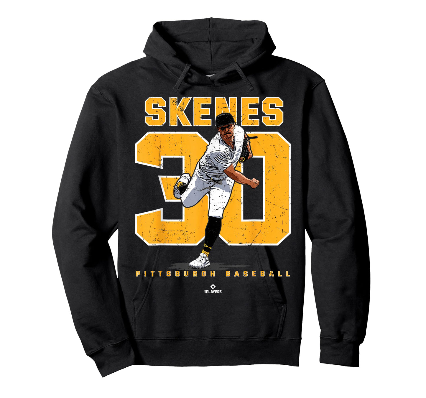 Number & Portrait Paul Skenes Pittsburgh MLBPA T-Shirt