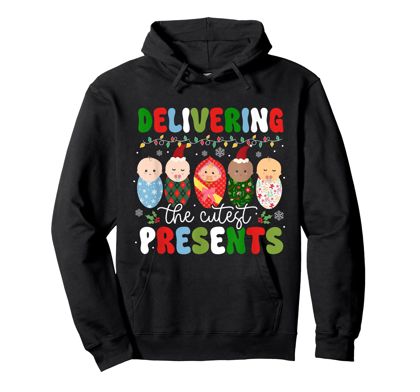 Delivering The Cutest Presents Labor & Delivery Christmas T-Shirt
