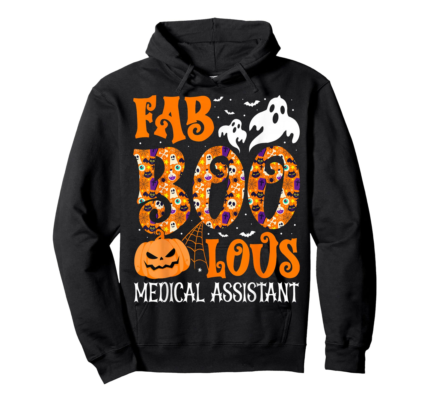 Faboolous Medical Assistant Nurse Ghost Spooky Halloween T-Shirt
