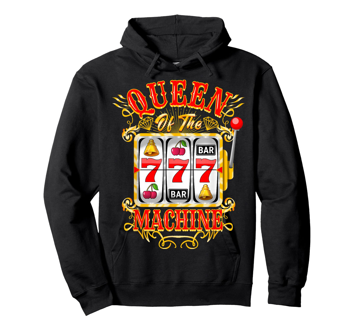 Queen Of The Slot Machine Casino Gambling Lover T-Shirt