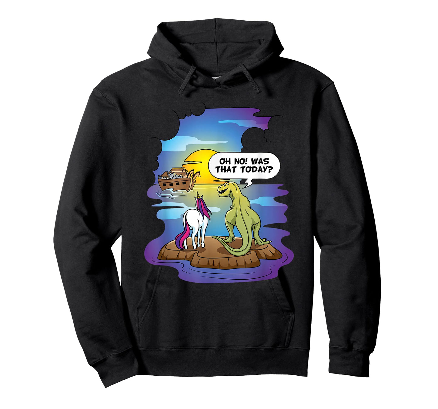 Noah's Ark Christian Bibble The Last Unicorn Dinosaur T-Shirt