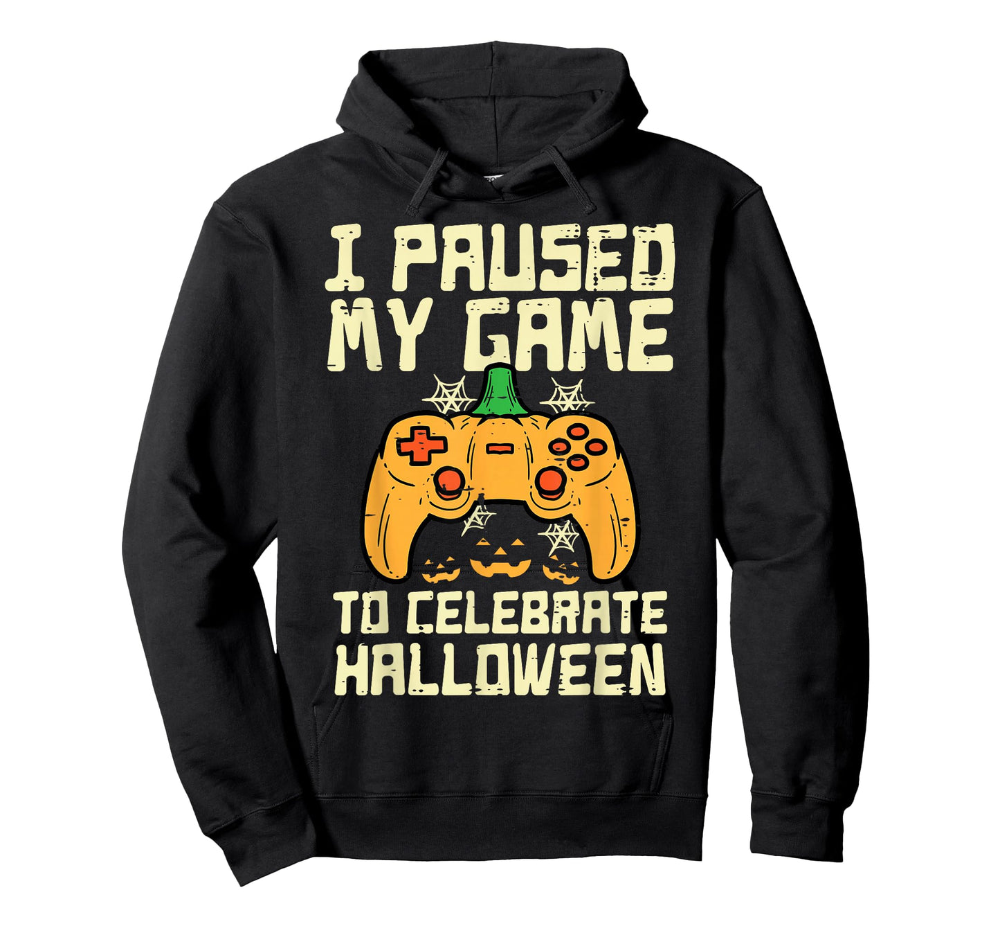 Paused My Game Halloween Gamer Gaming Costume Boys Kids Men T-Shirt