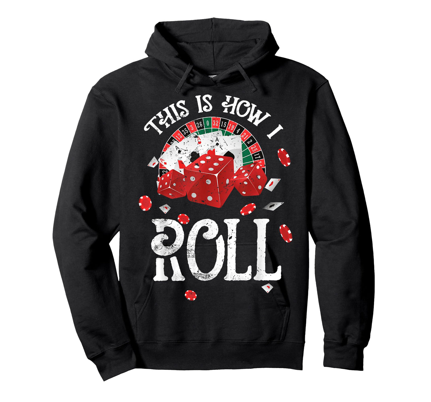 This Is How I Roll Craps Red Dice Casino Gambling T-Shirt