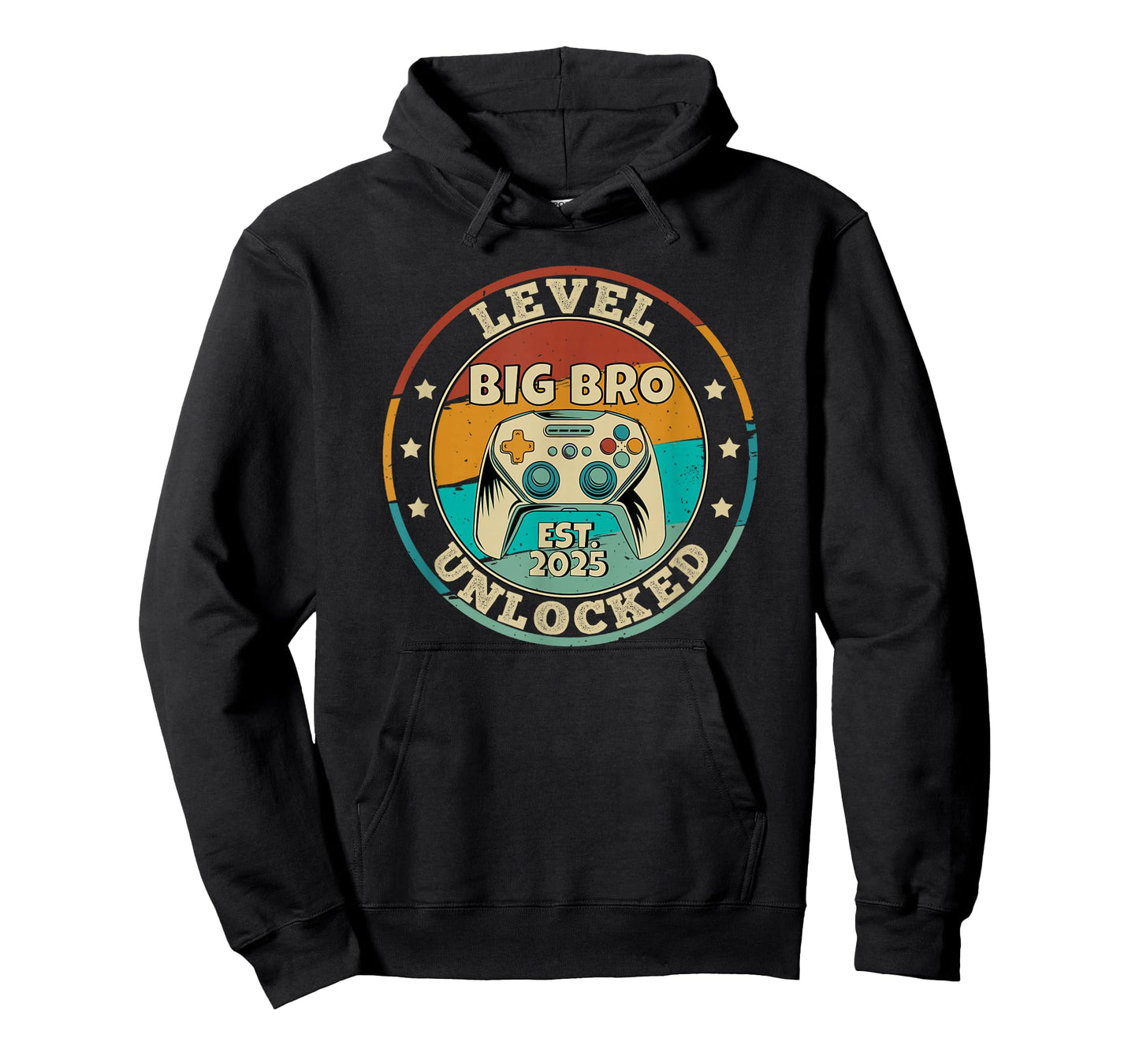 Leveling Up To Big Brother 2025 Level Unlocked Video Gamer T-Shirt
