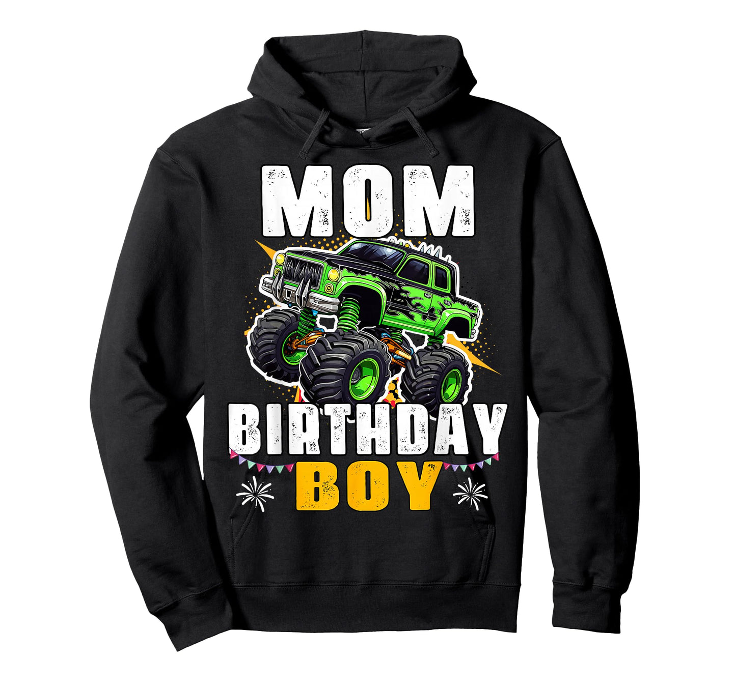 Mom of The Birthday Boy Monster Truck Family Matching T-Shirt