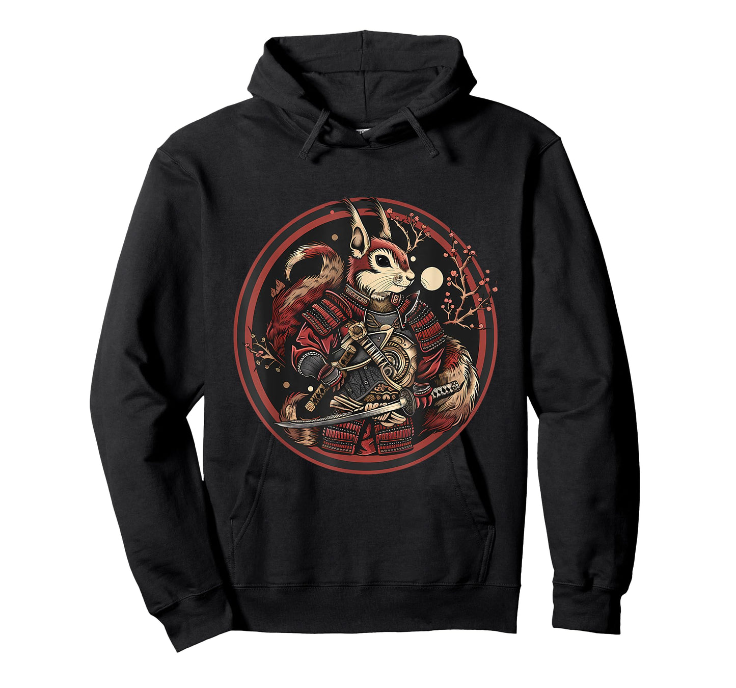 Samurai Squirrel Japanese Samurai Squirrel Japanese Warrior T-Shirt