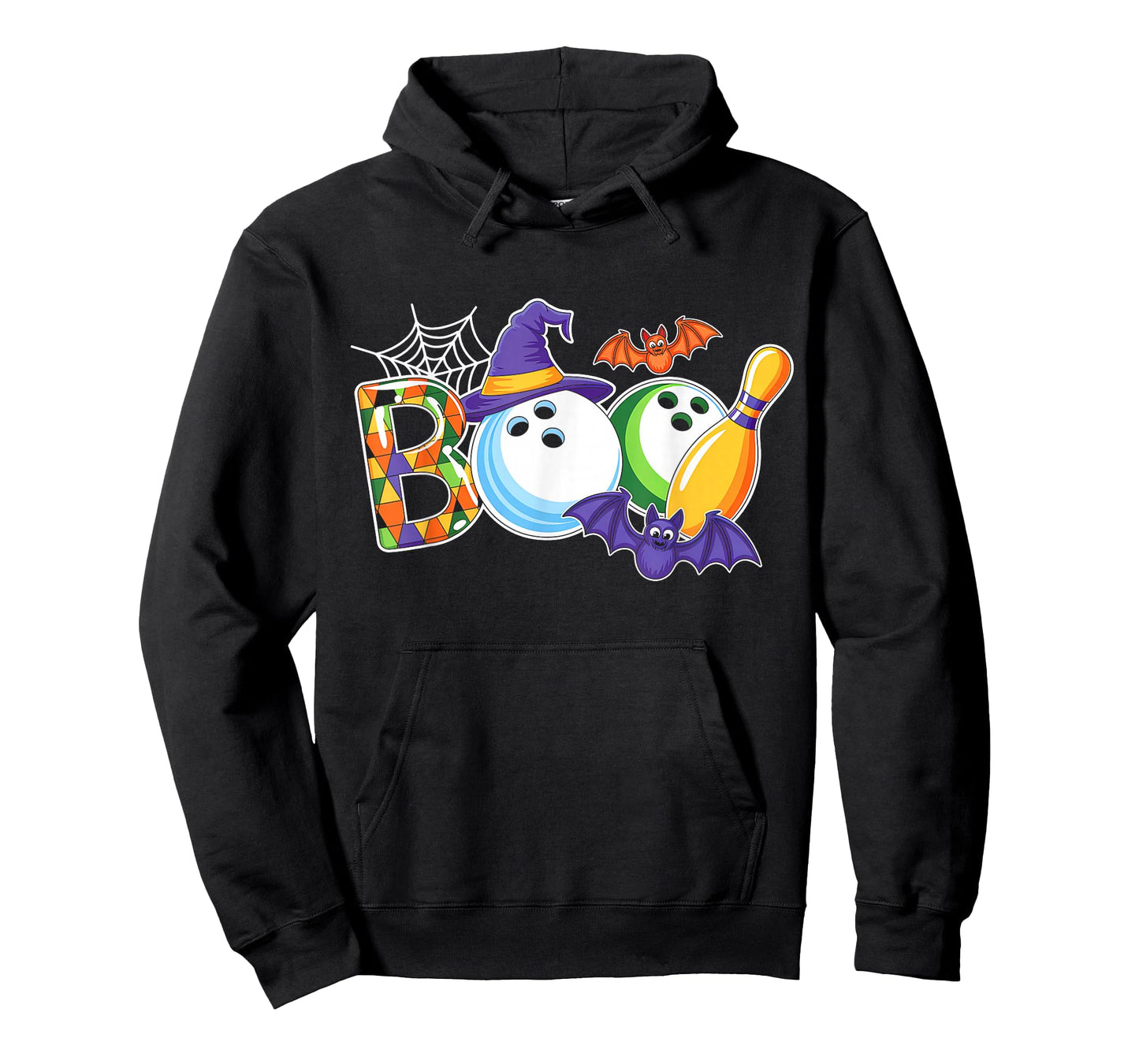 Bowling Boo Creepy Halloween Costume Pumpkin Bowling Lover T-Shirt