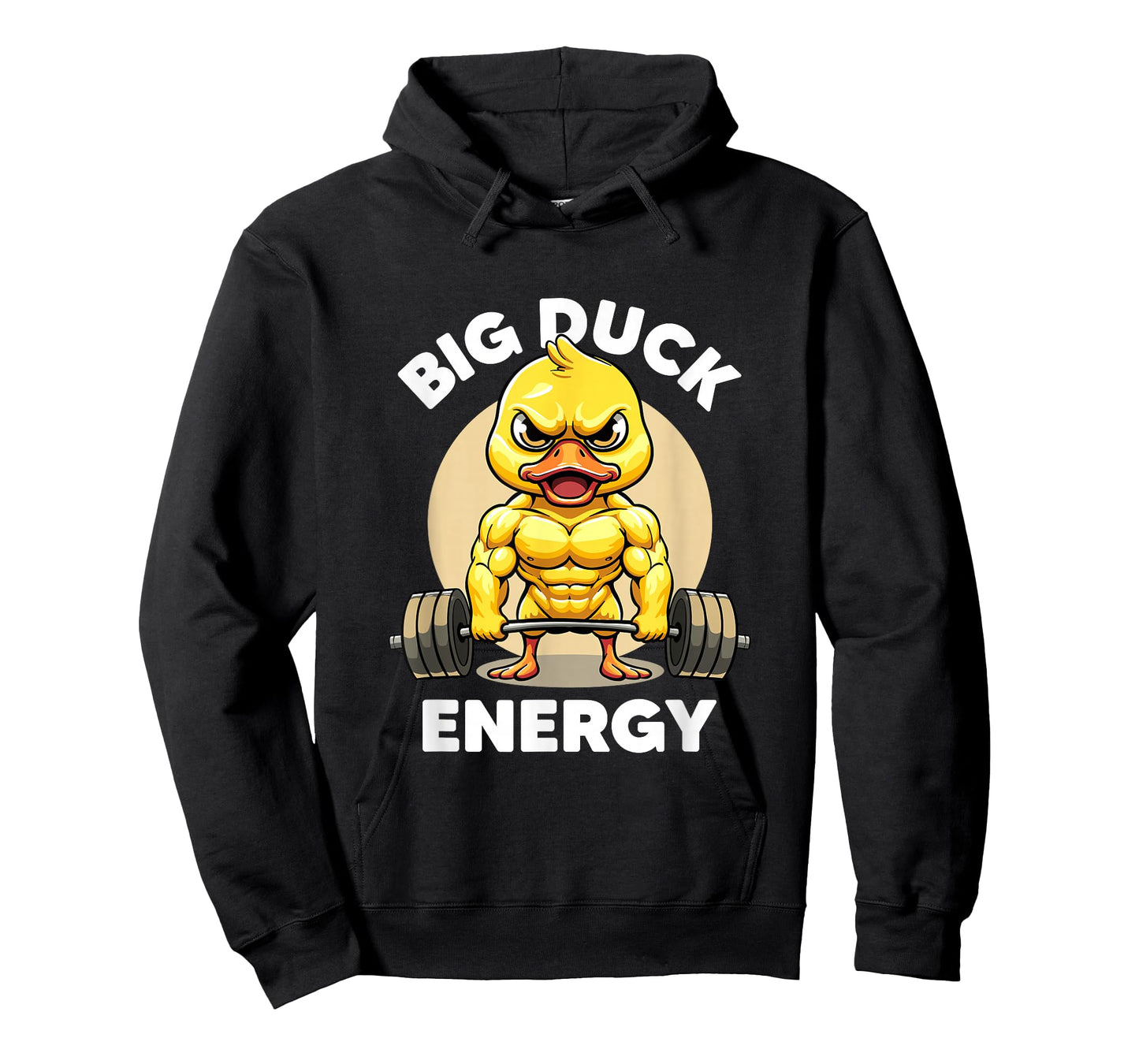 Big Duck Energy Duck Lovers Funny Gym Weightlifting Duck T-Shirt
