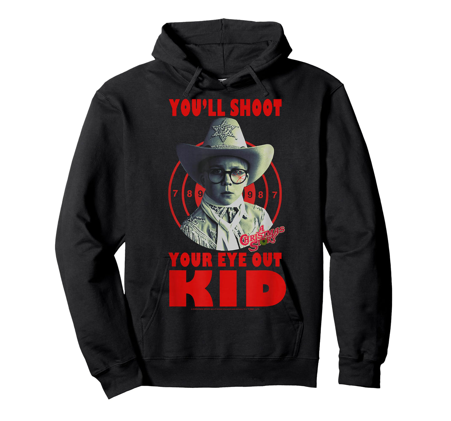 A Christmas Story Ralphie You'll Shoot Your Eye Out Kid T-Shirt