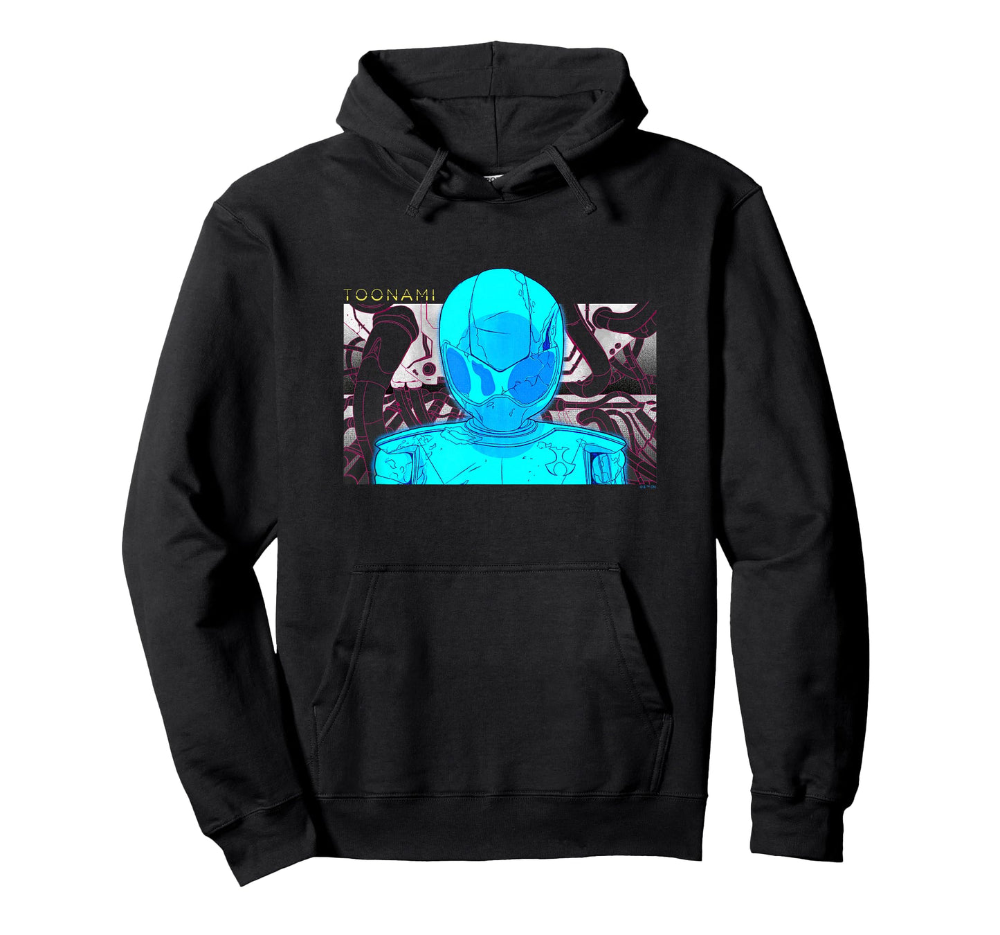 Toonami T.O.M. Blue Schematic Screen Grab T-Shirt