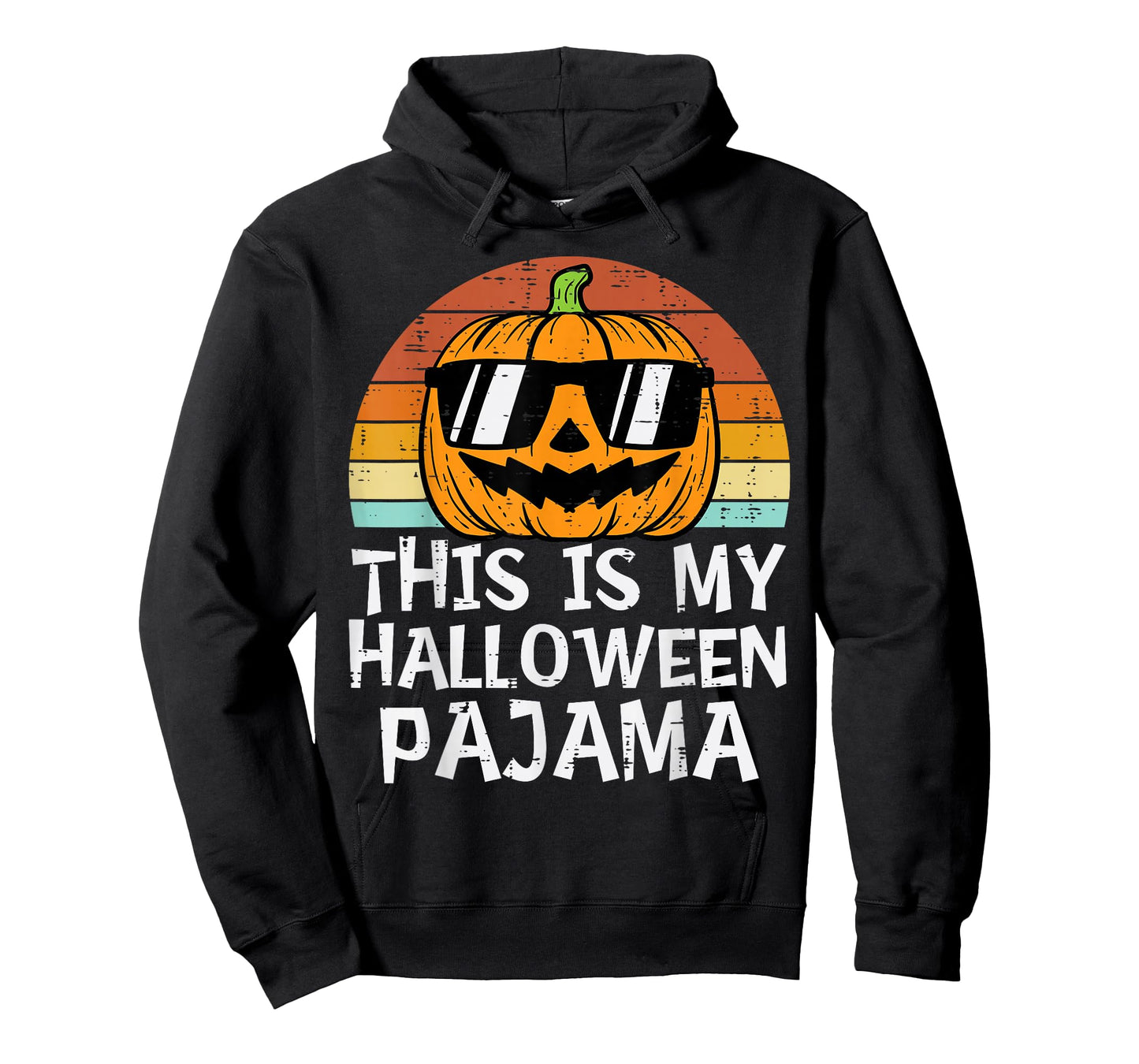 This Is My Halloween Pajama Pumpkin Retro Halloween Costume T-Shirt