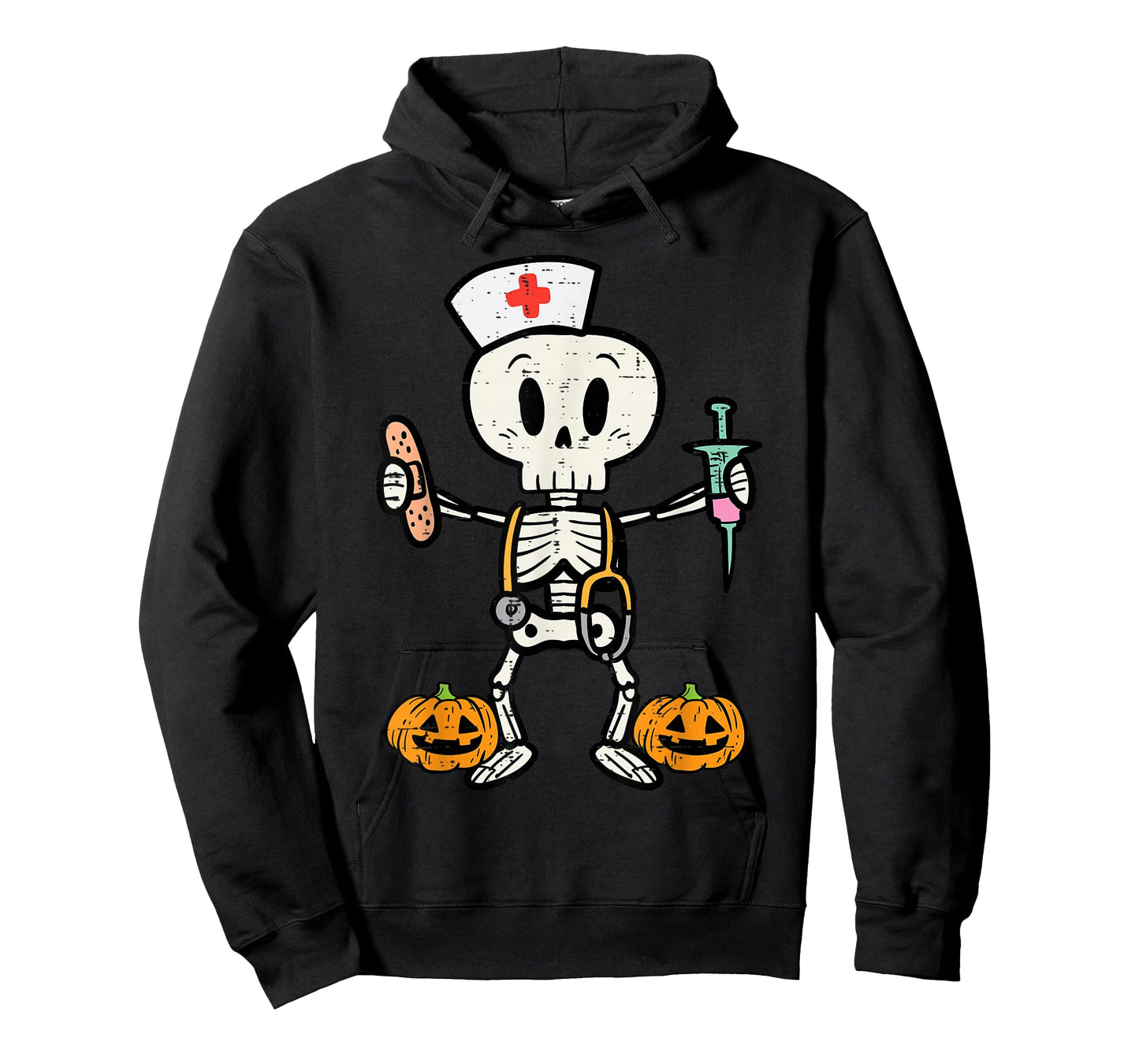 Halloween Nicu Nurse Skeleton Scrub Top Costume Women Men T-Shirt