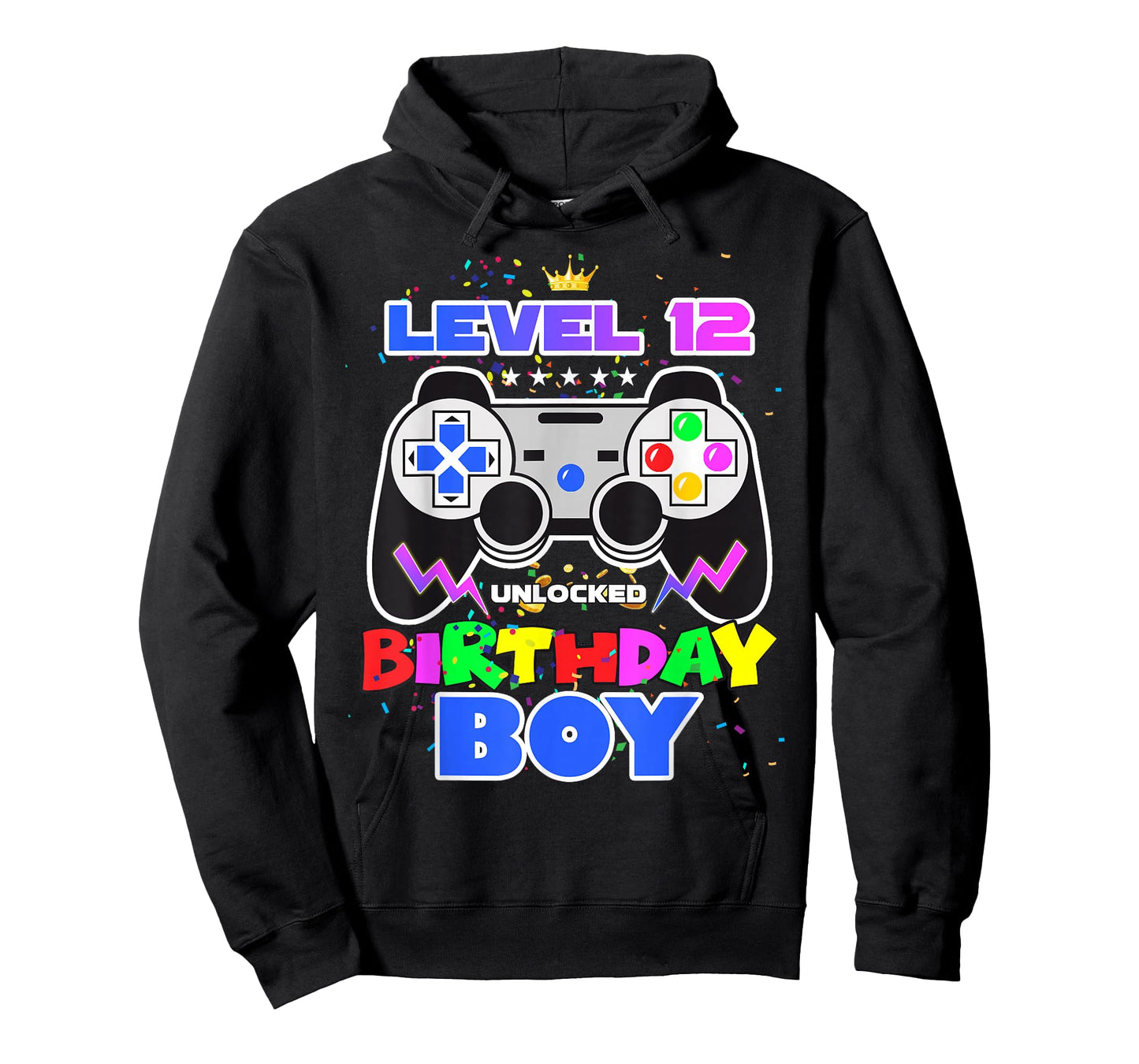 Level 12 Unlocked Birthday Boy 12th Birthday Video Game T-Shirt