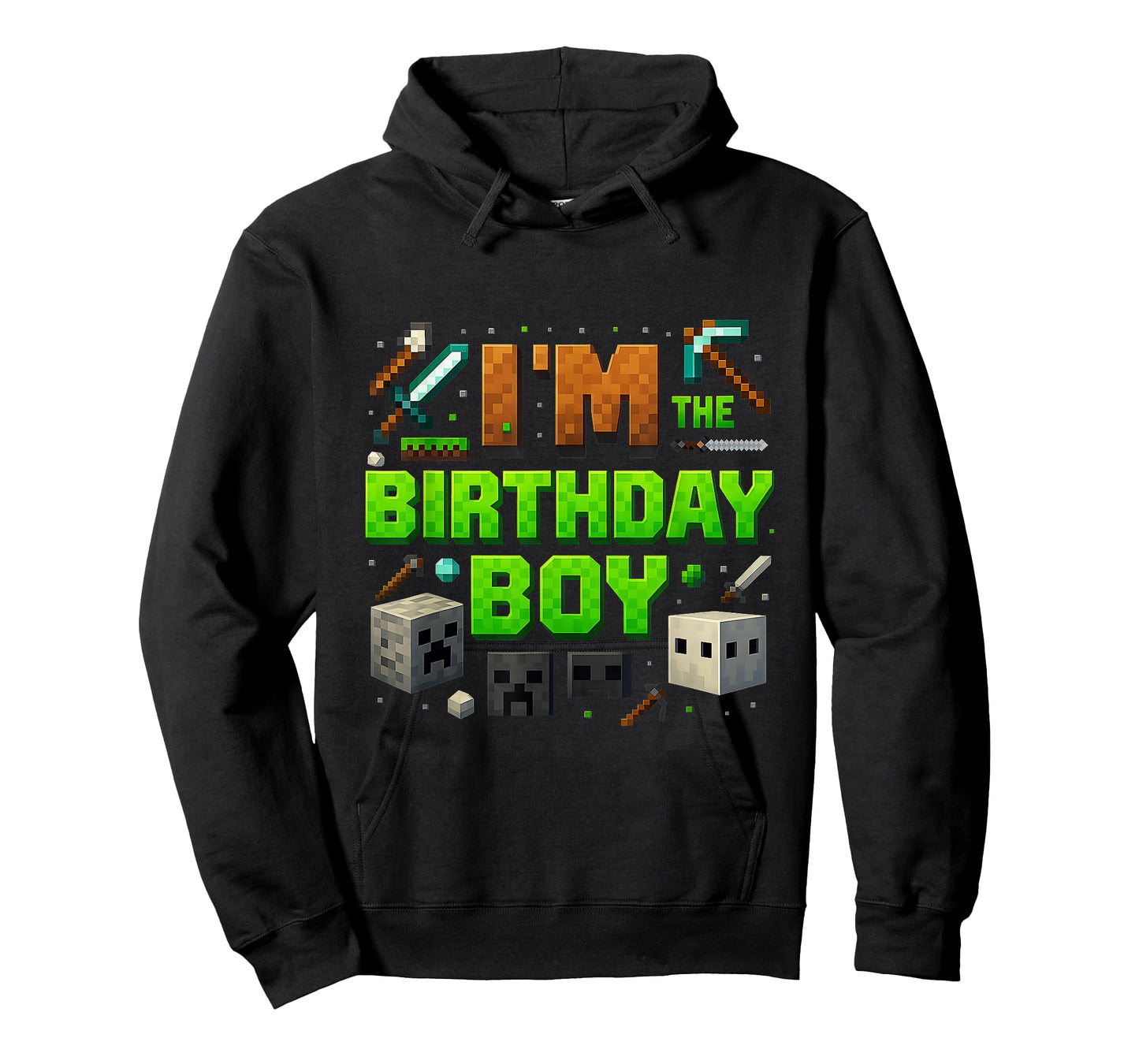 Party Video Gamer Pixel Number I'm The Birthday Boy Bday T-Shirt