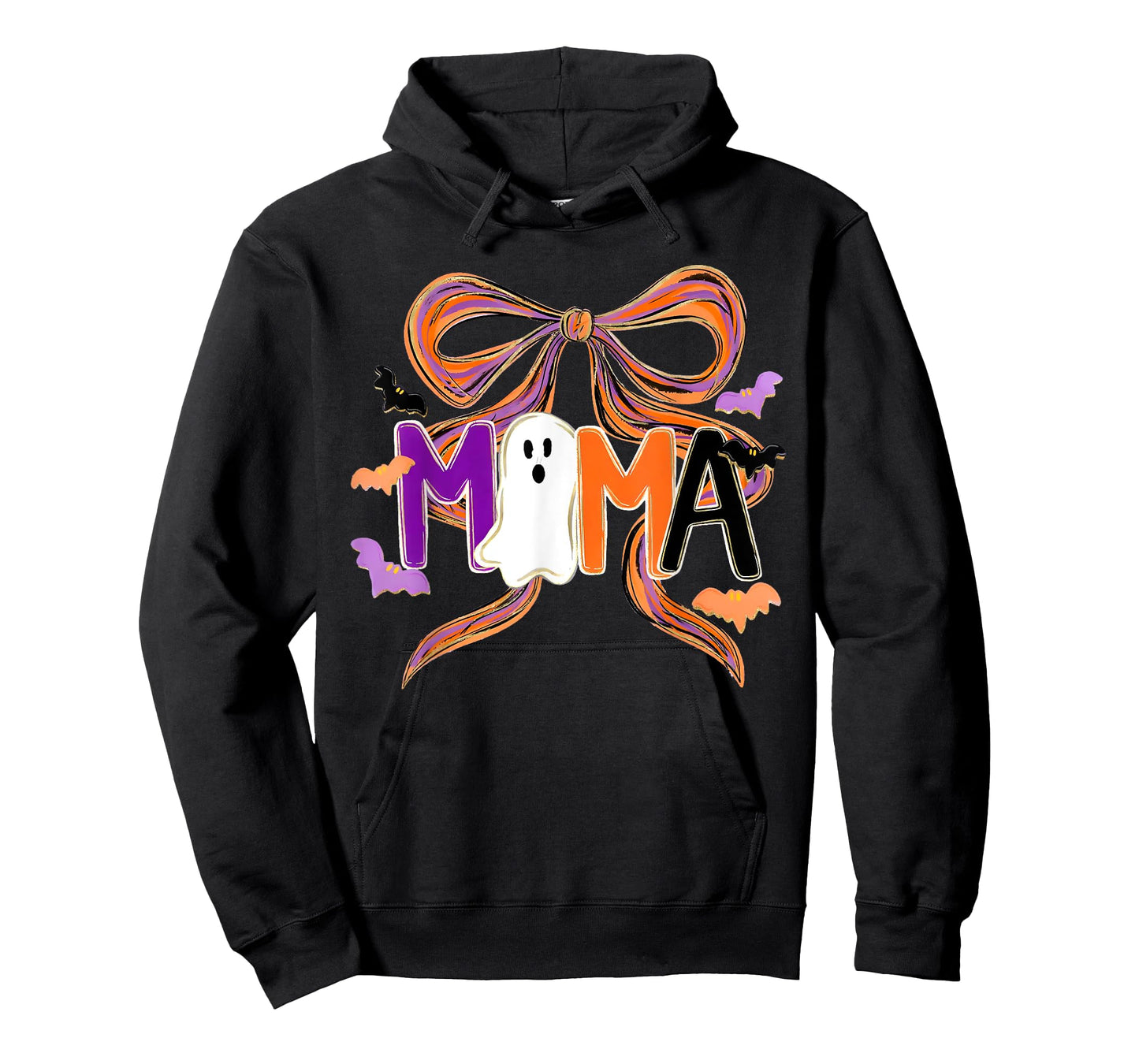 Mama Coquette Bow Funny Ghost Happy Halloween Spooky Season T-Shirt
