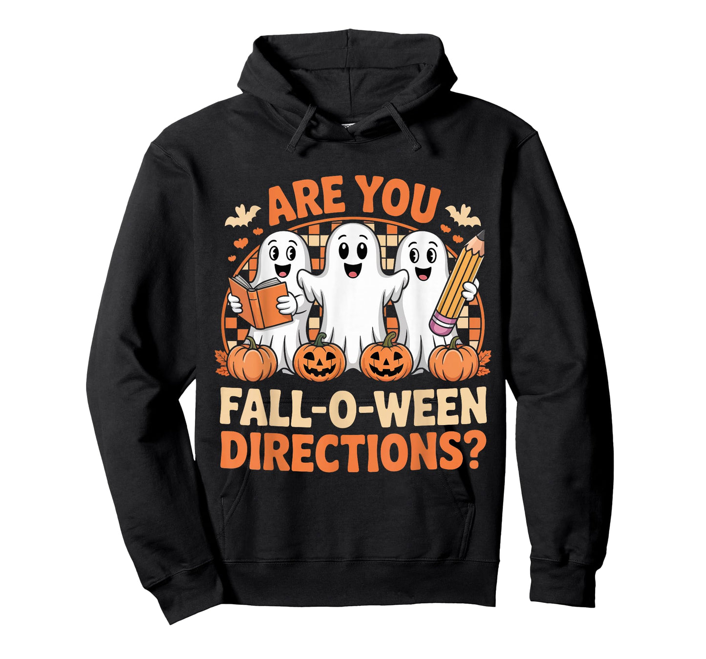 are You Fall O Ween Directions Halloween Teacher Ghosts T-Shirt