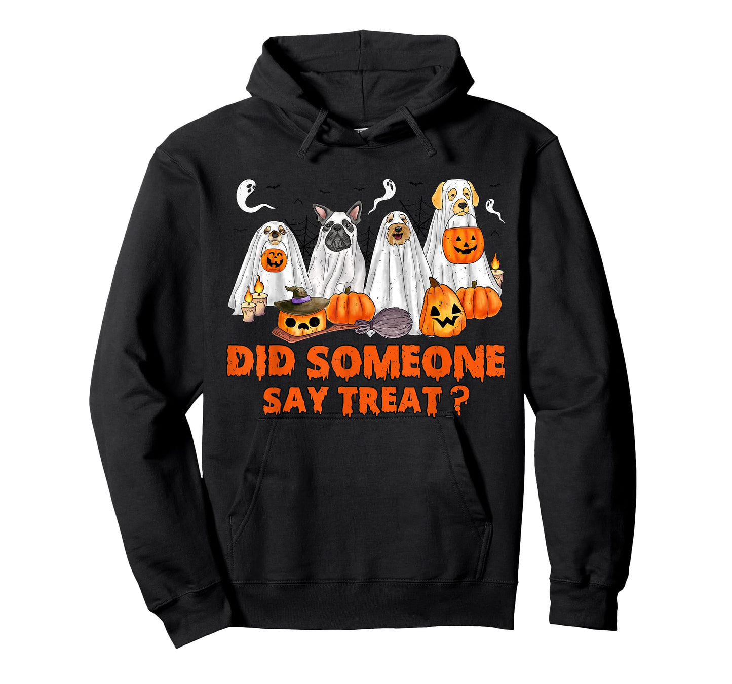 Halloween Ghost Dogs Did Someone Say Treat Ghost Dog Boo T-Shirt